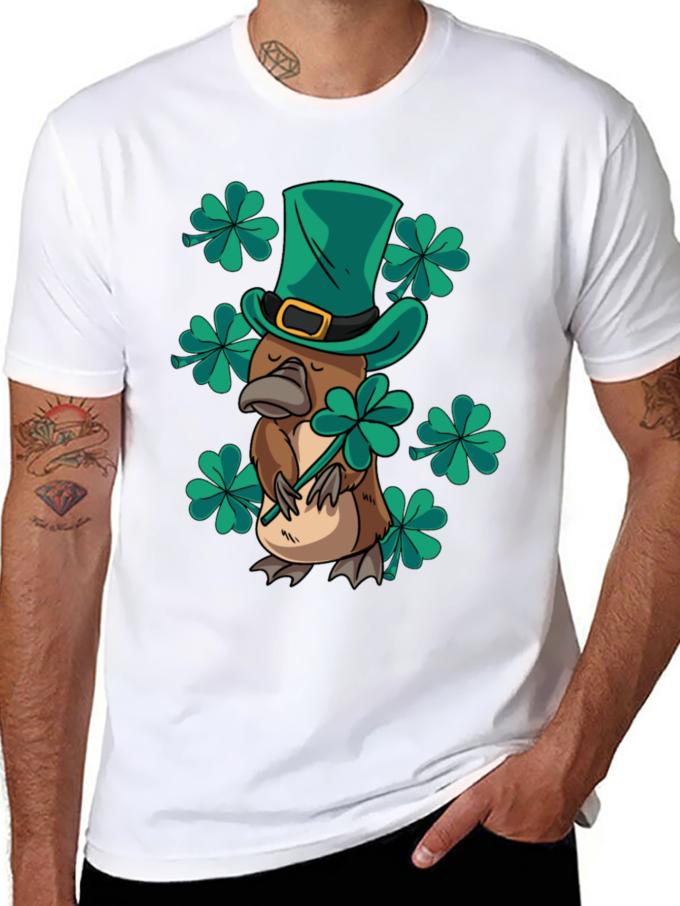St. Patricks Day Platypus Graphic Tee