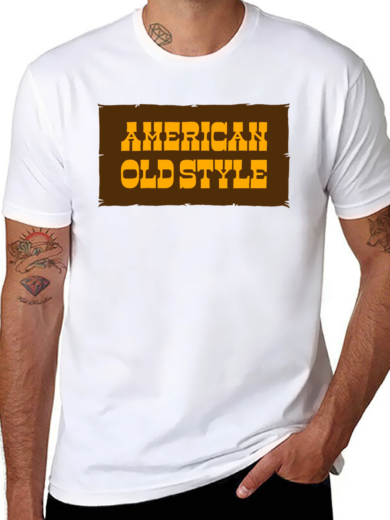 American Old Style Graphic T-Shirt