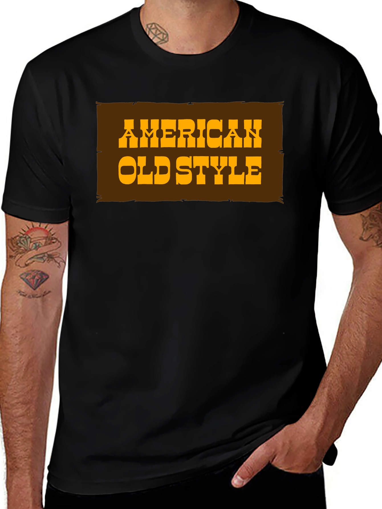 American Old Style Graphic T-Shirt