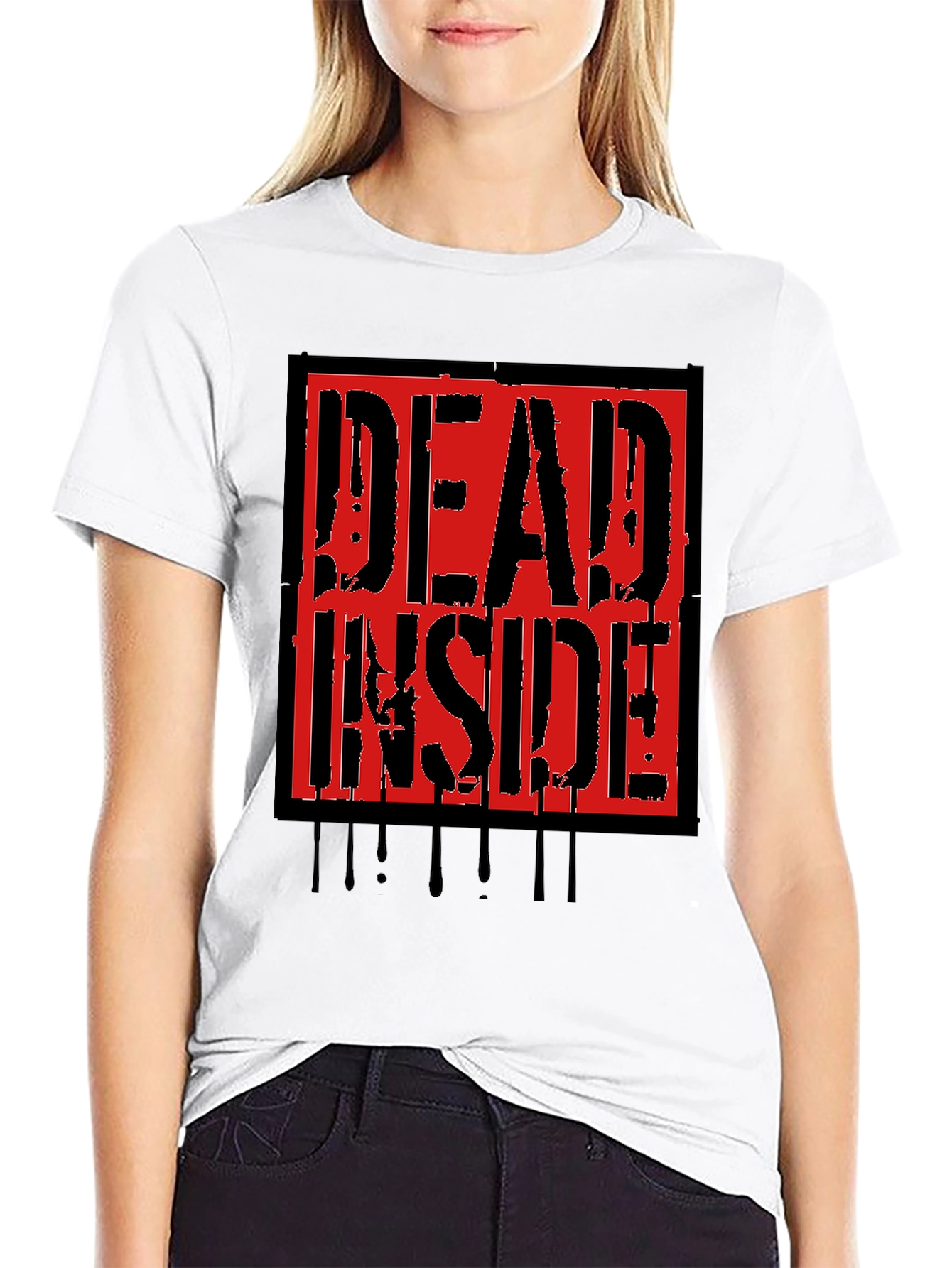 Dead Inside Graphic T-Shirt - Mens Black Tee