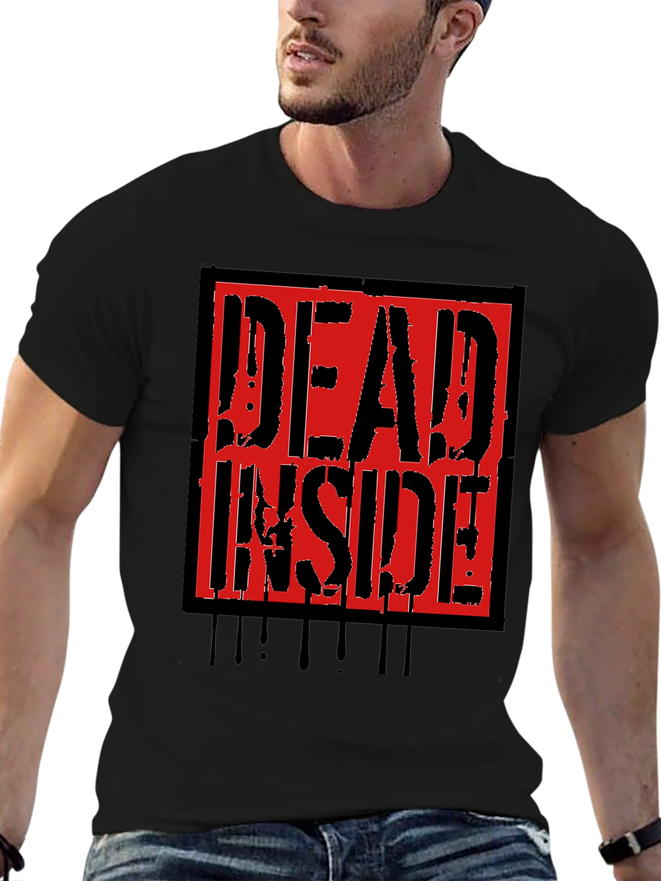 Dead Inside Graphic T-Shirt - Mens Black Tee