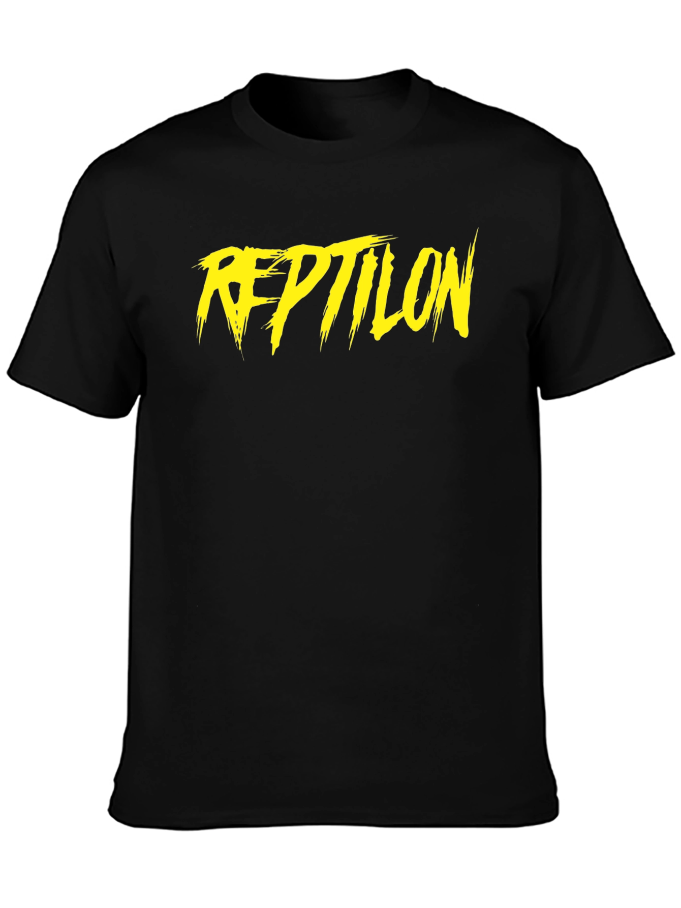 Reptilon Graphic Tee - Black Cotton