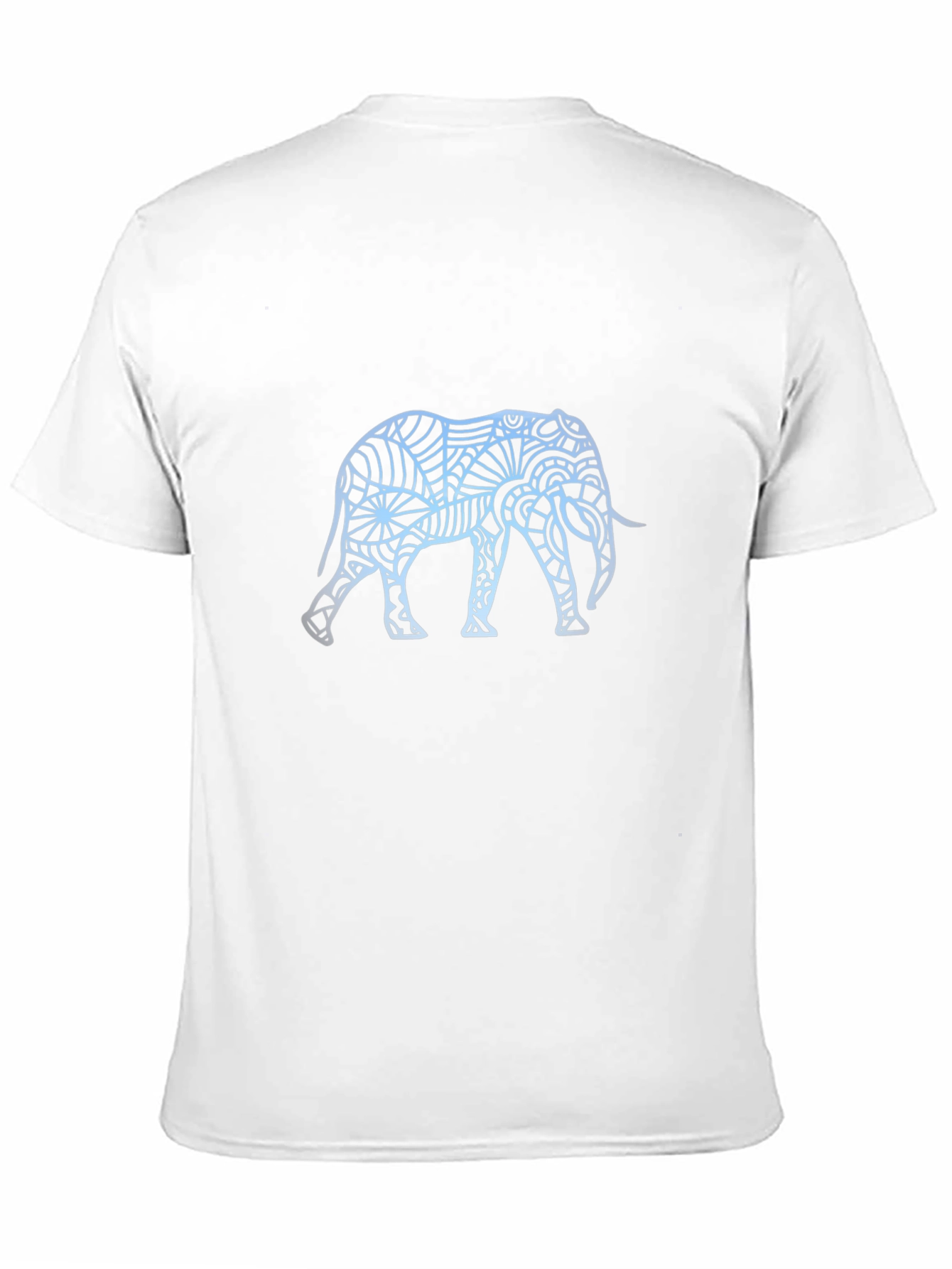 Elephant Graphic Tee - Stylish Mens Black T-Shirt