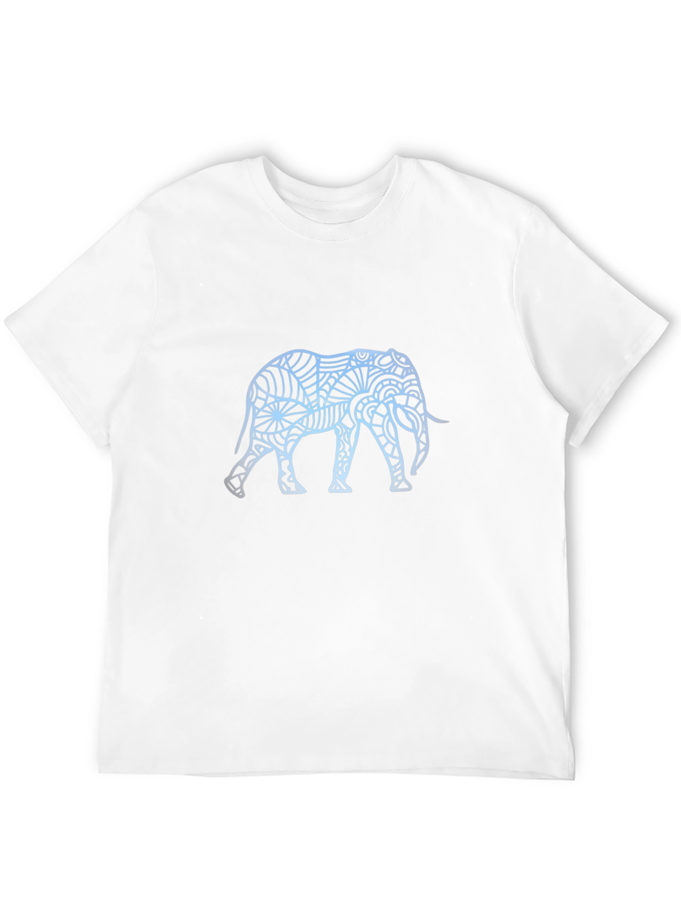 Elephant Graphic Tee - Stylish Mens Black T-Shirt