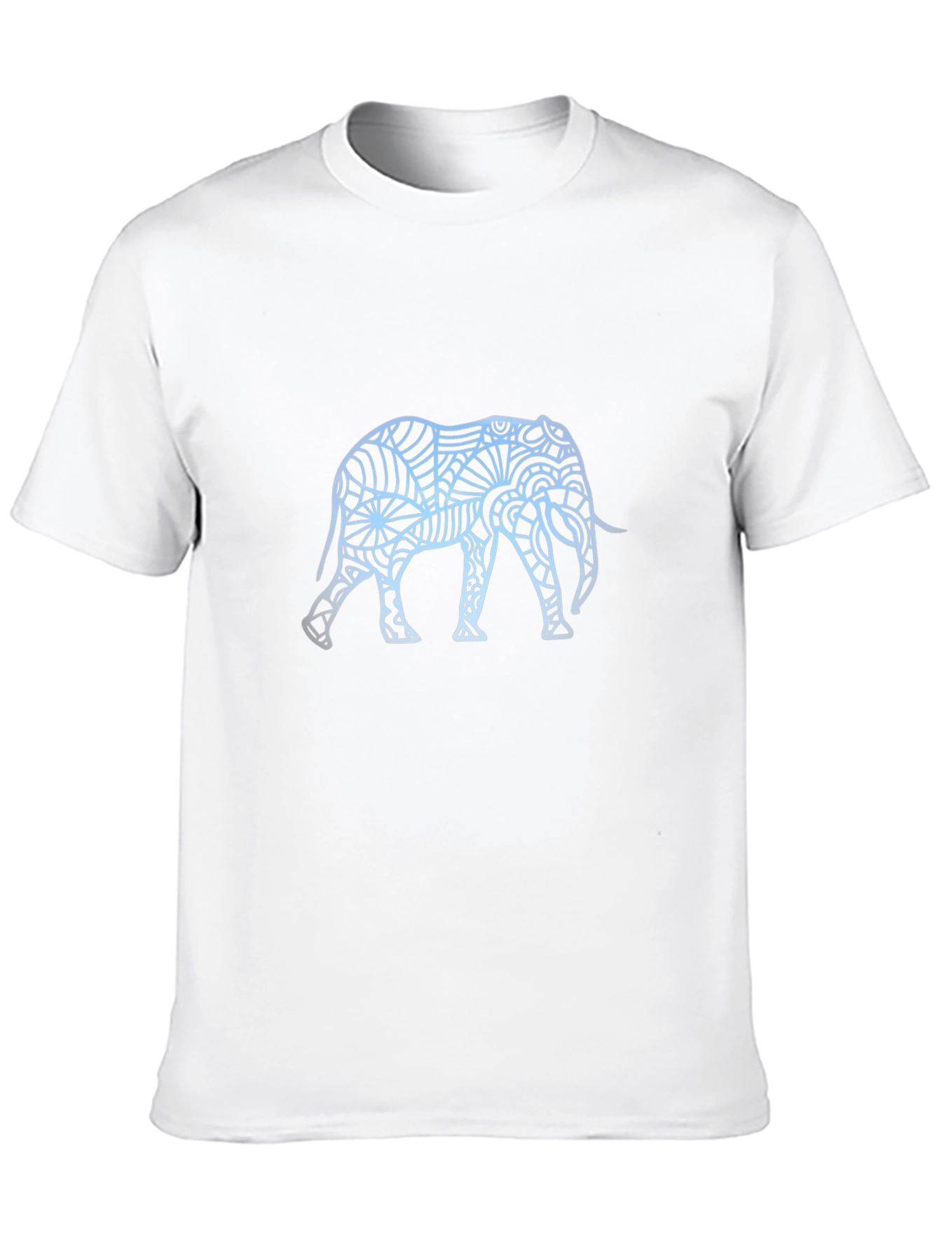 Elephant Graphic Tee - Stylish Mens Black T-Shirt