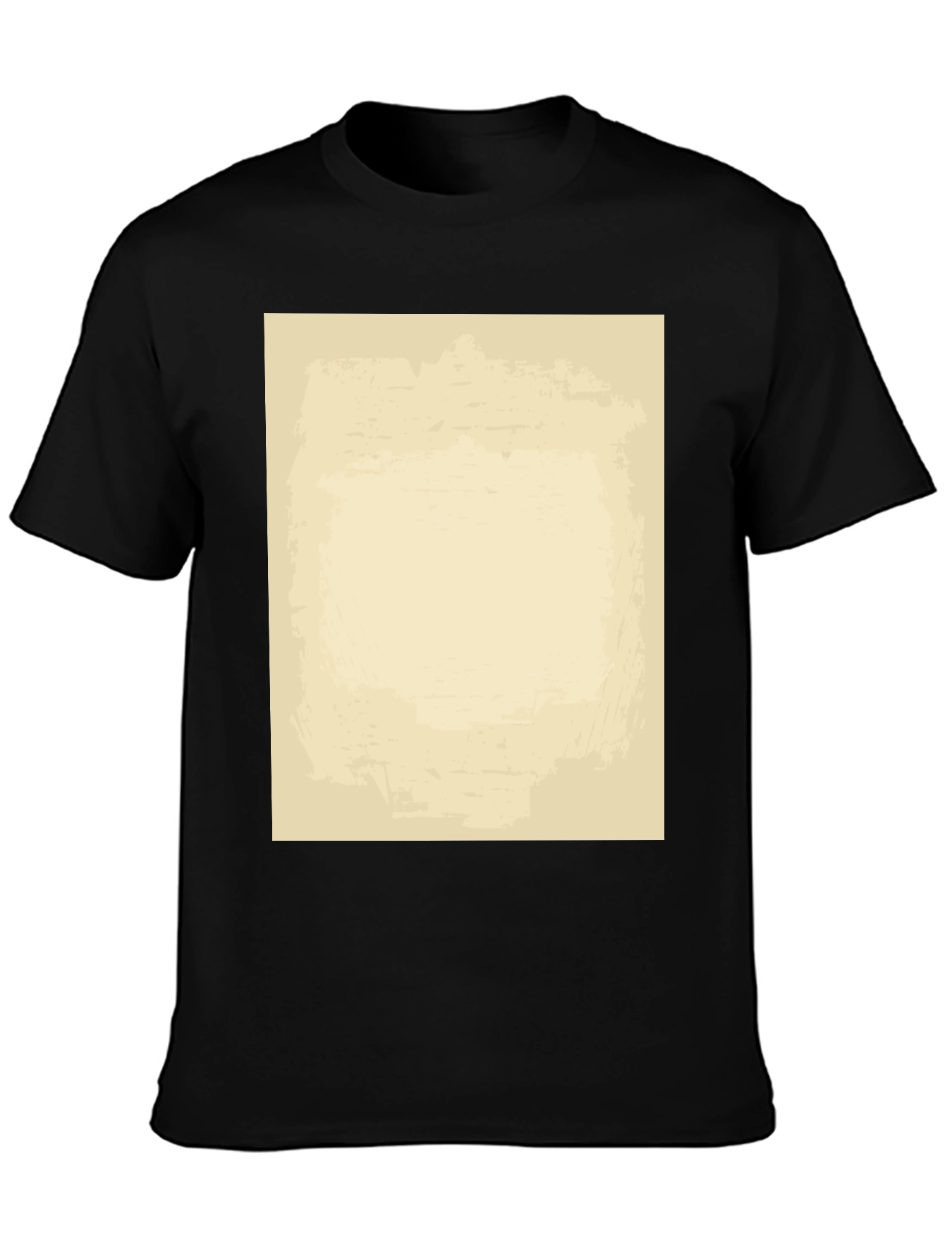 Mens Black Short Sleeve Graphic T-Shirt