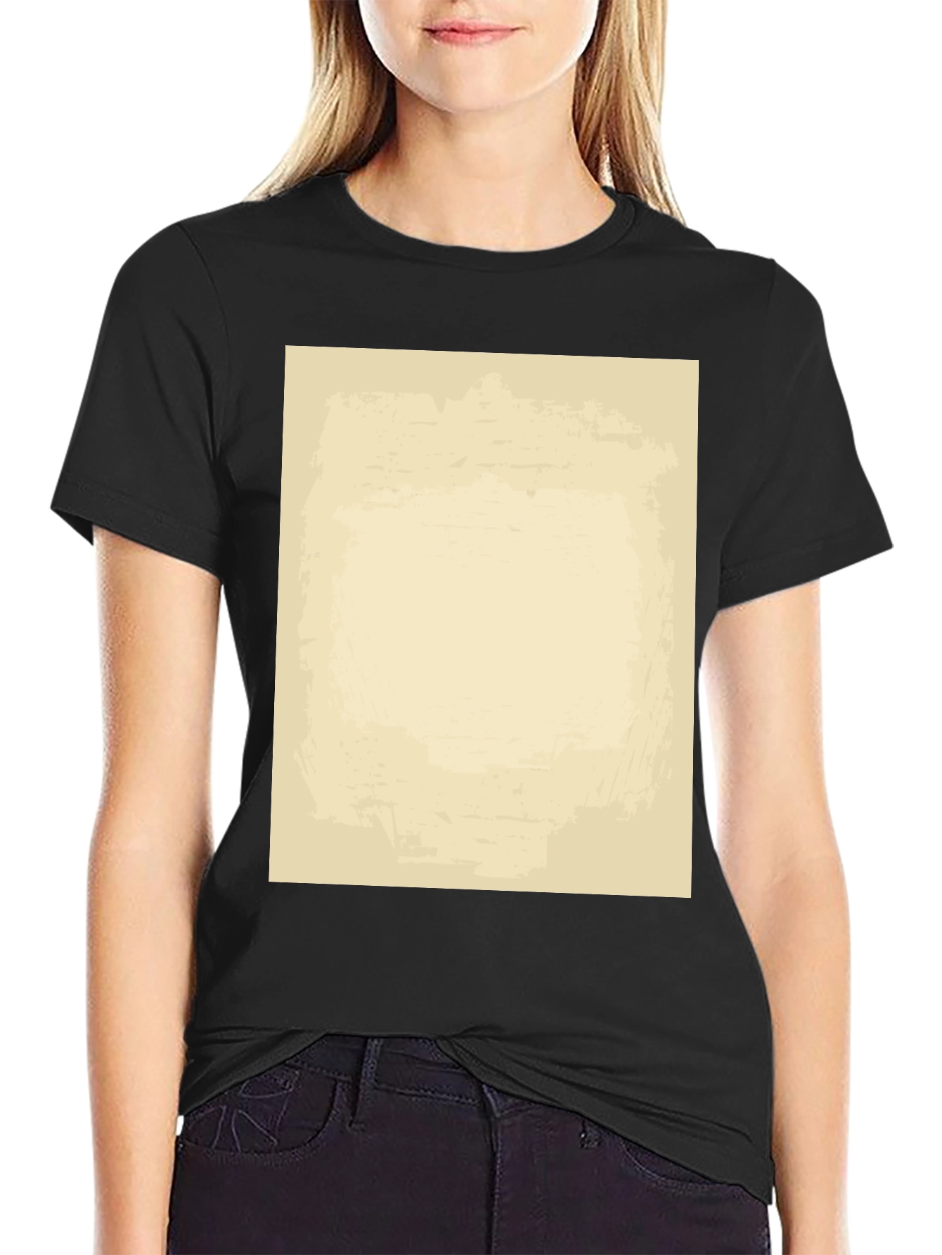Mens Black Short Sleeve Graphic T-Shirt