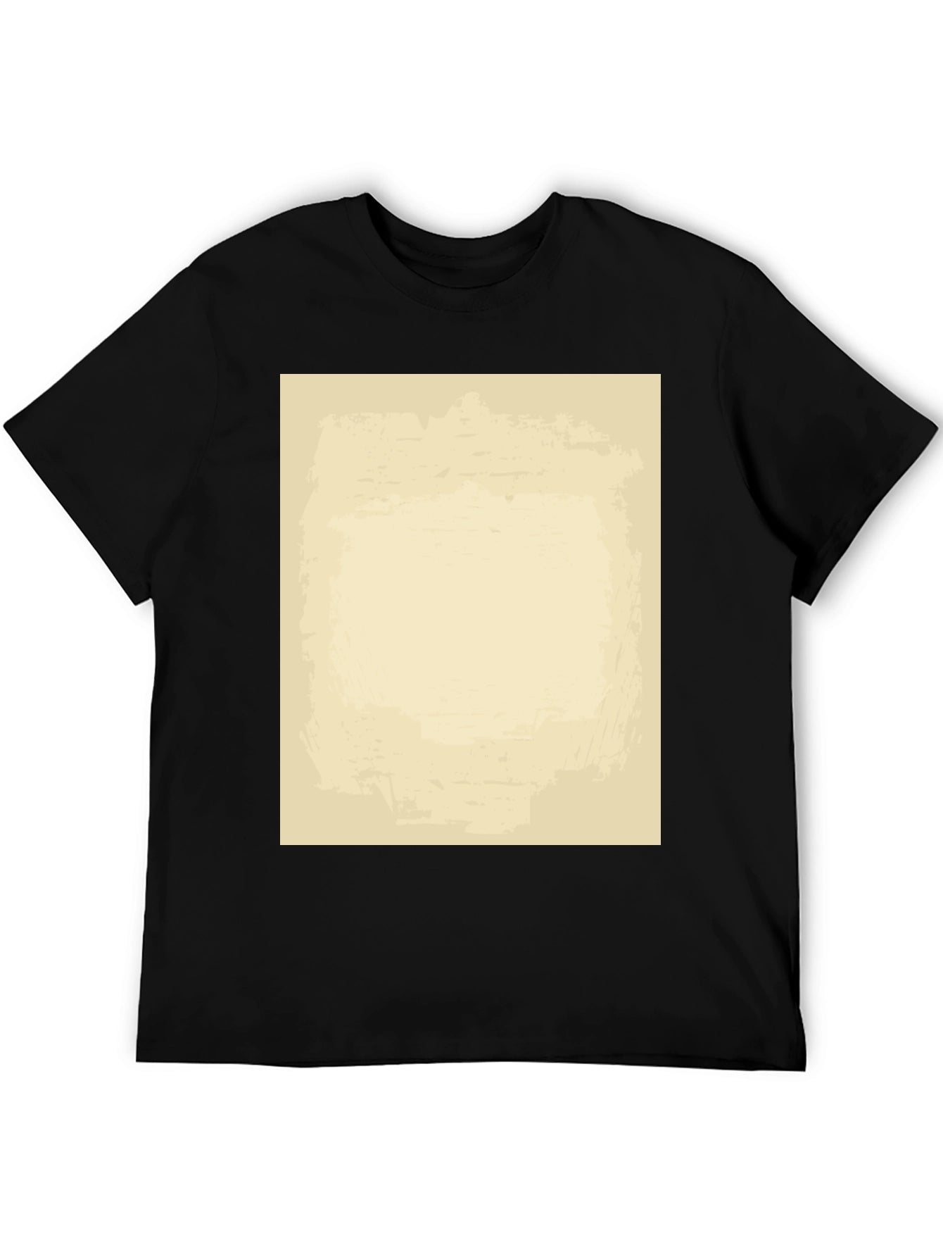 Mens Black Short Sleeve Graphic T-Shirt