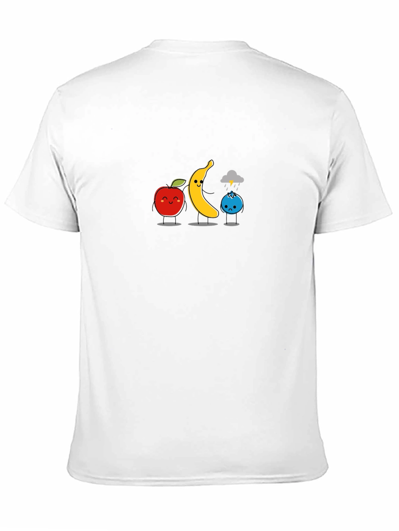 Funny Fruit Pun Black T-Shirt