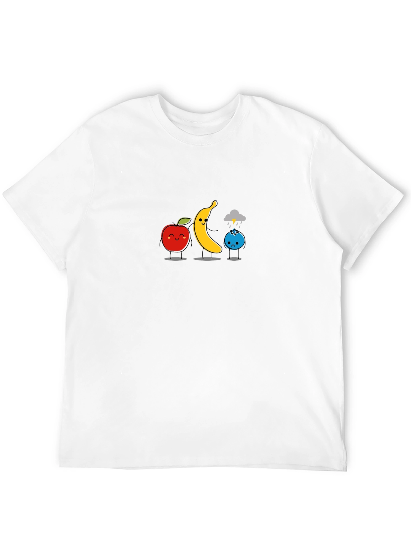 Funny Fruit Pun Black T-Shirt