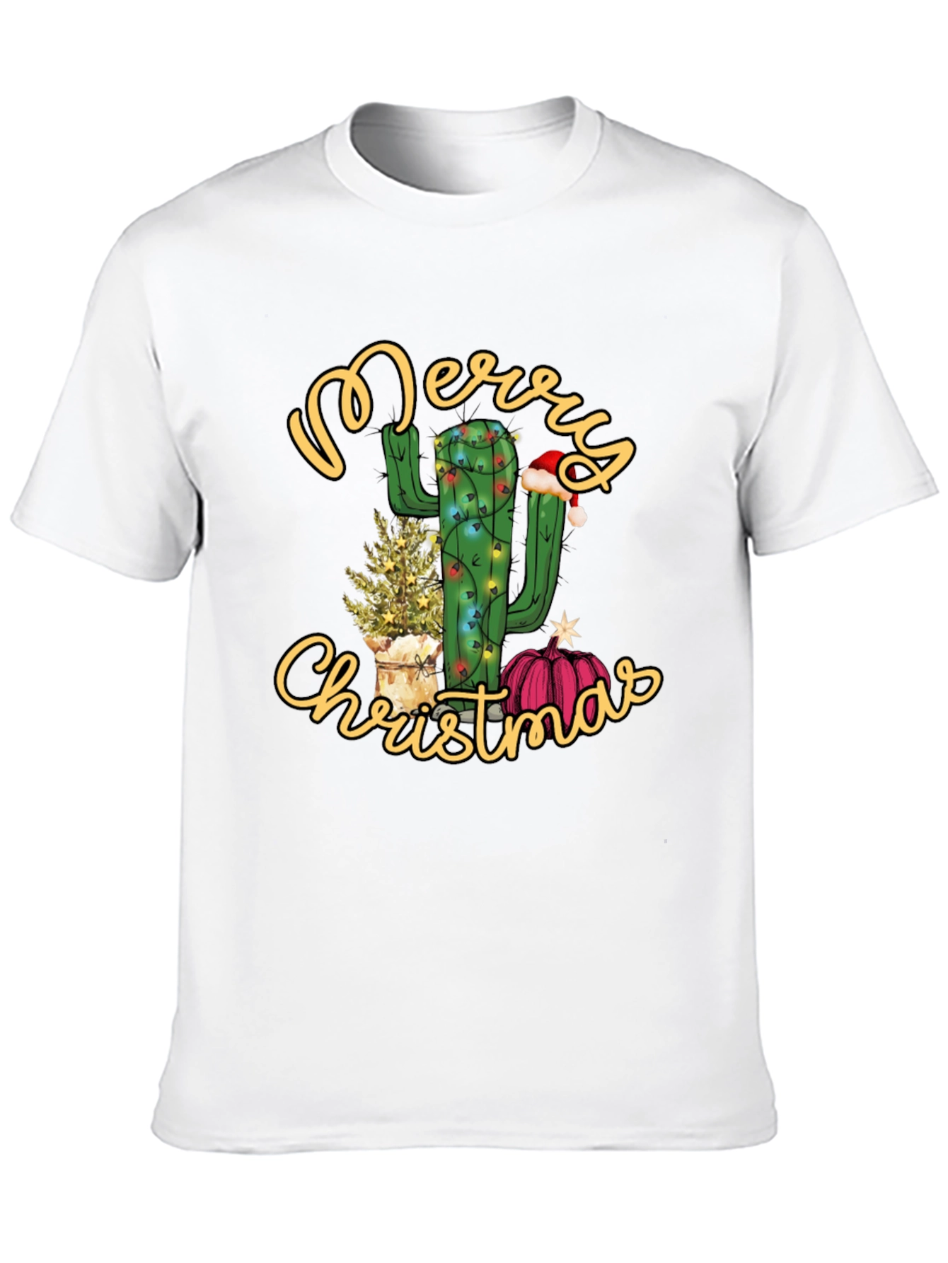 Merry Christmas Cactus Graphic Tee