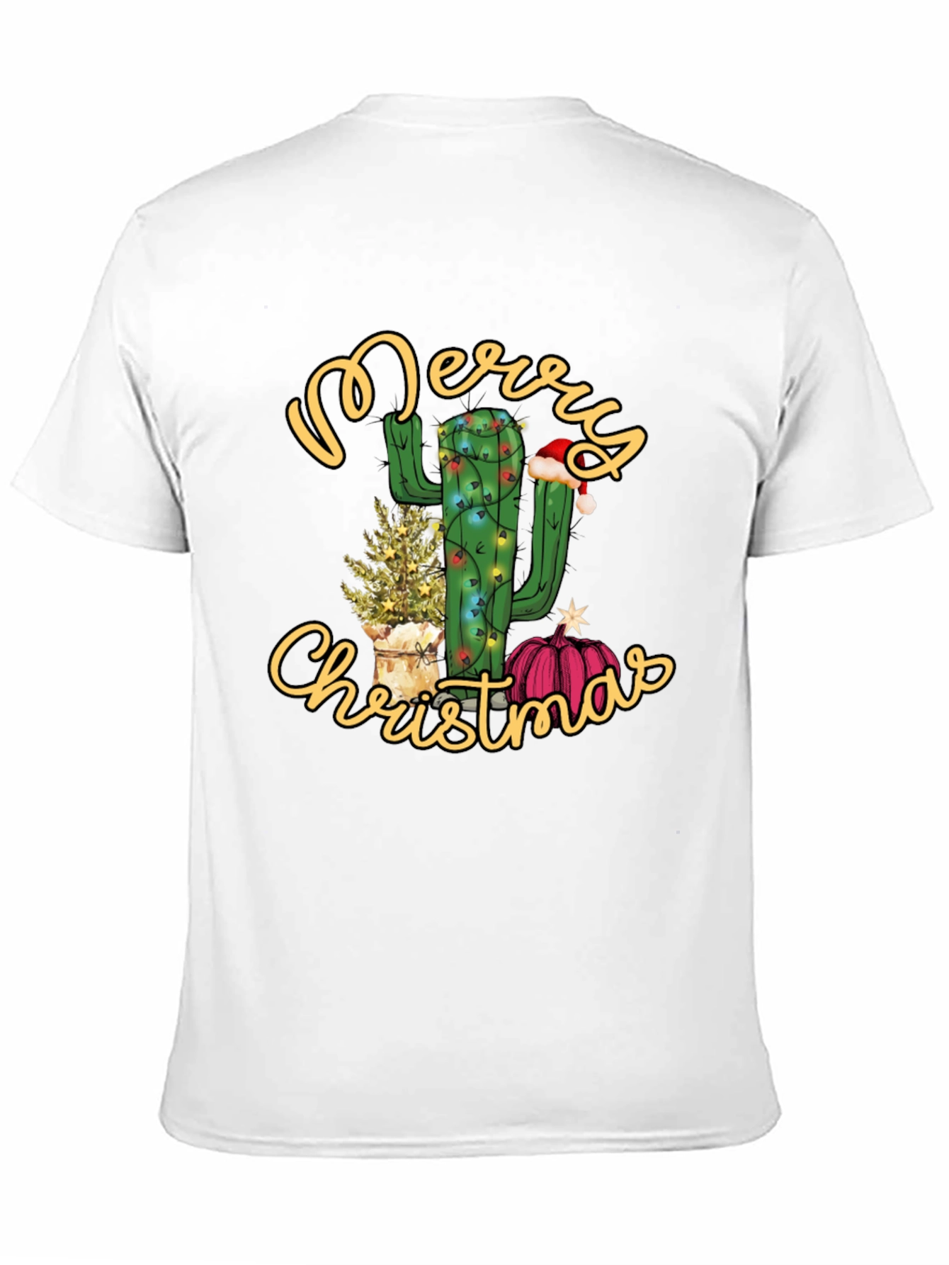 Merry Christmas Cactus Graphic Tee