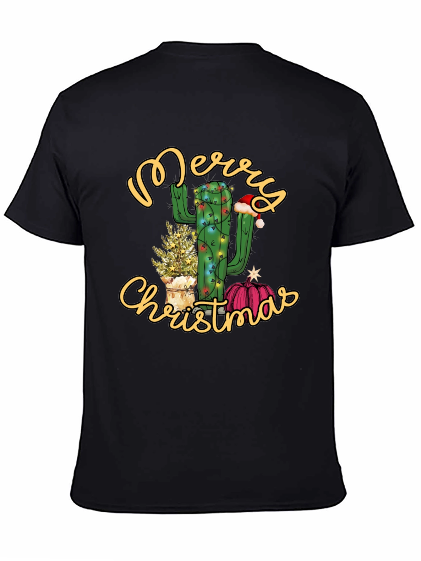 Merry Christmas Cactus Graphic Tee