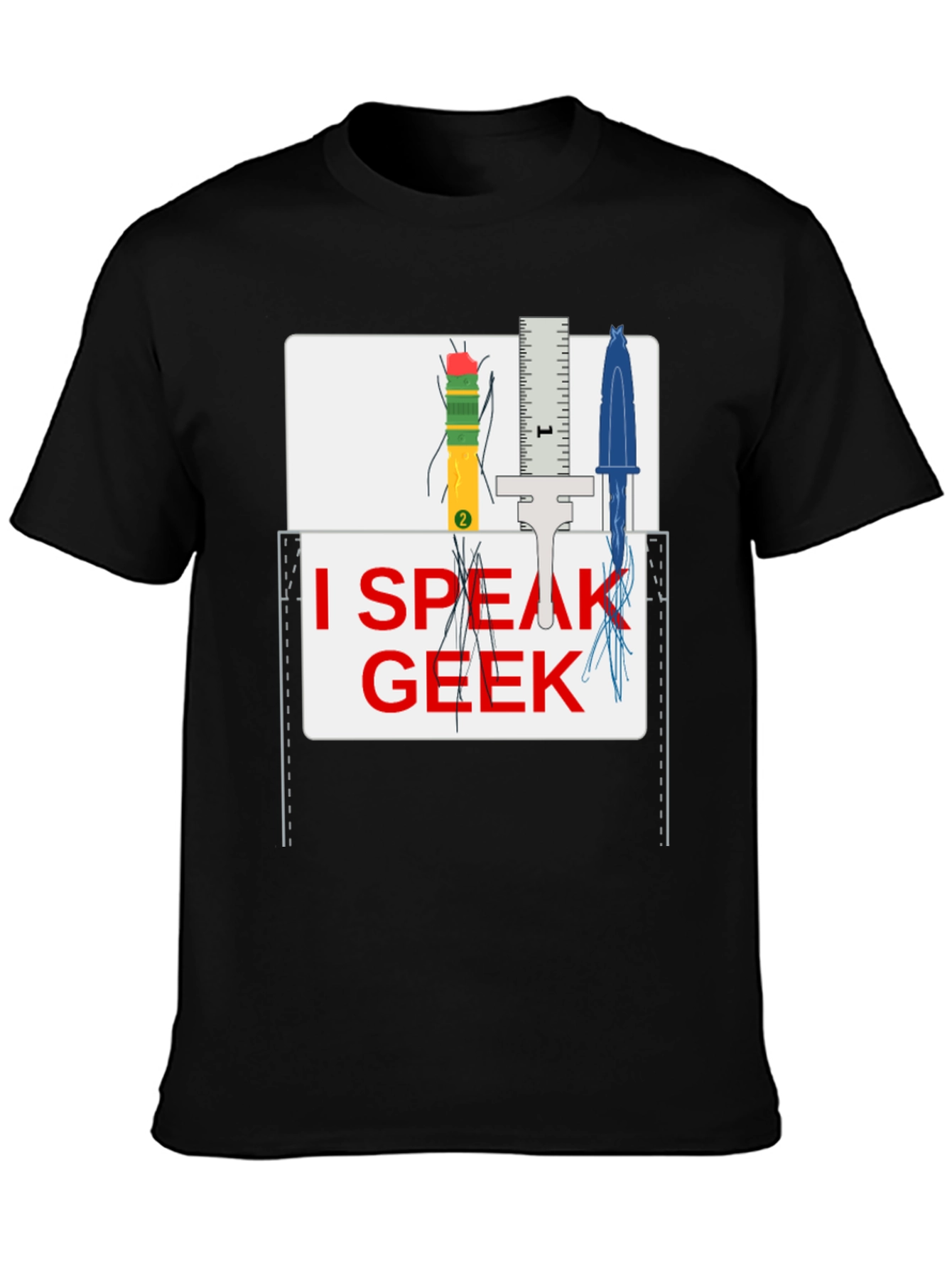 I Speak Geek T-Shirt - Novelty Graphic Tee