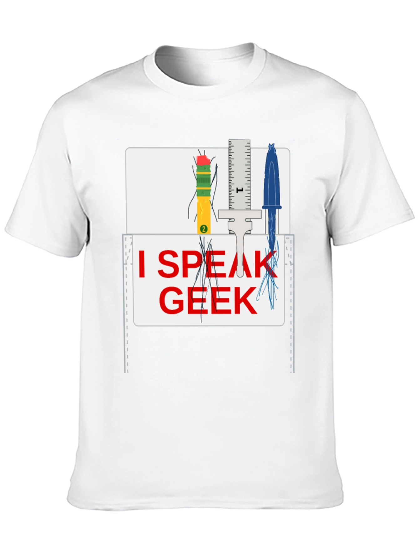 I Speak Geek T-Shirt - Novelty Graphic Tee