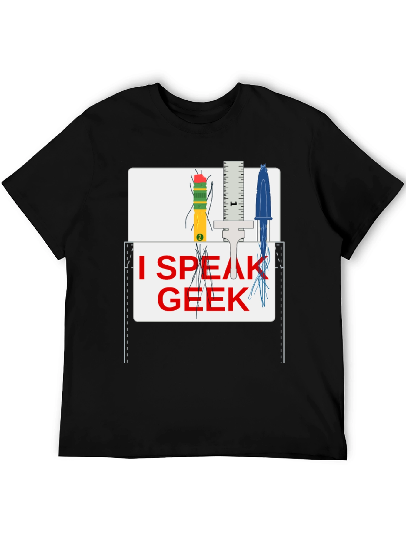 I Speak Geek T-Shirt - Novelty Graphic Tee