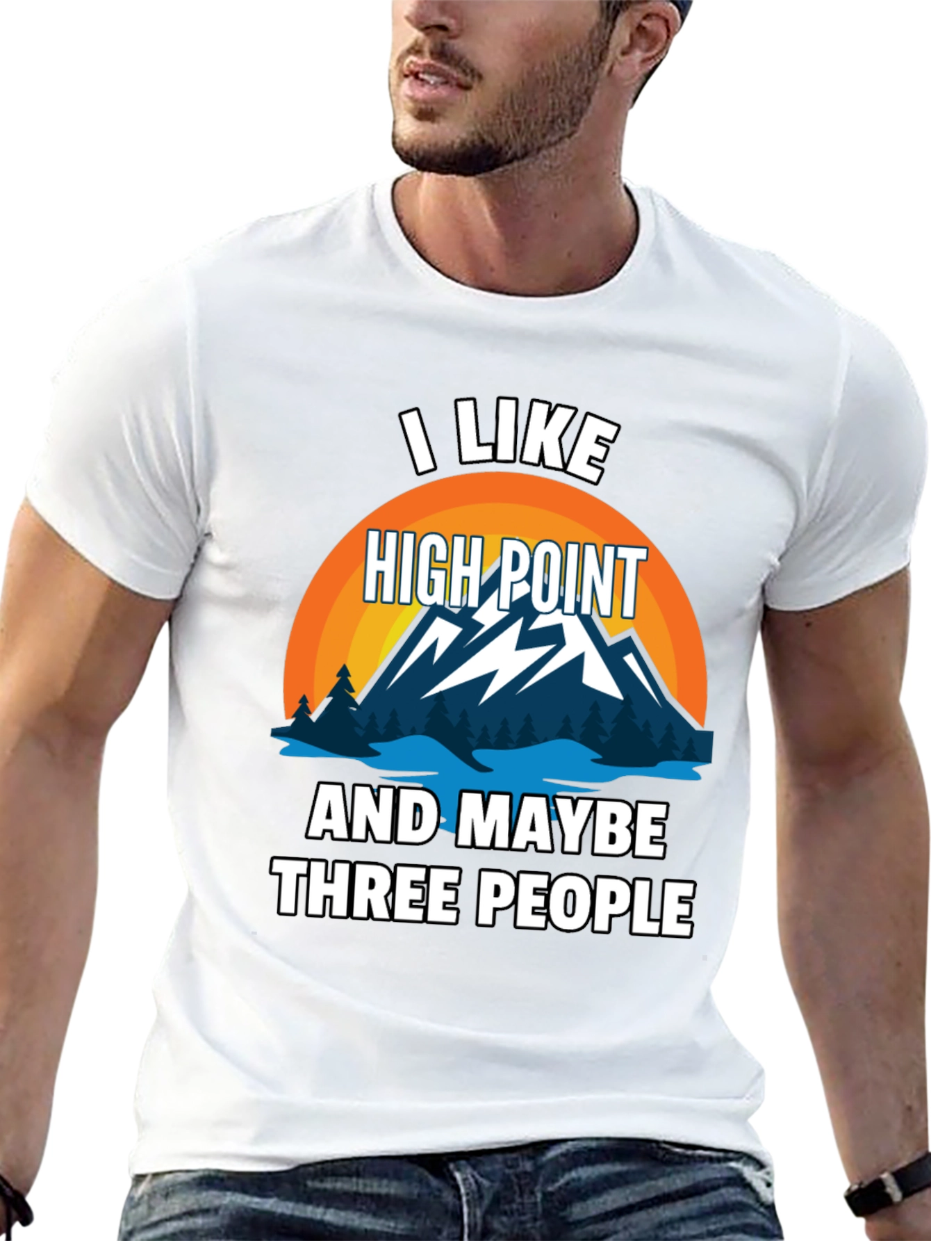 High Point T-Shirt: Introvert Humor Tee