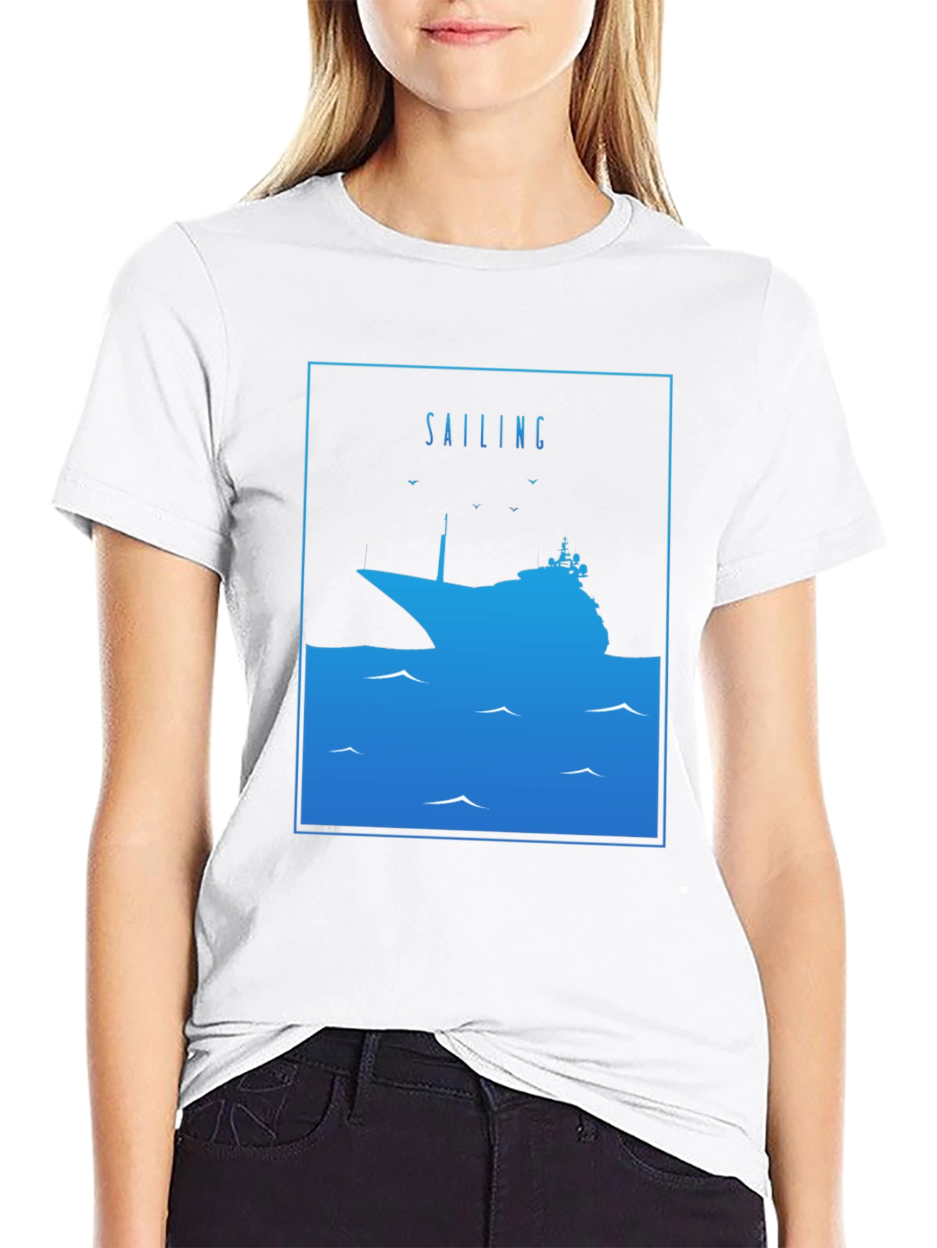 Sailing Ship Graphic T-Shirt