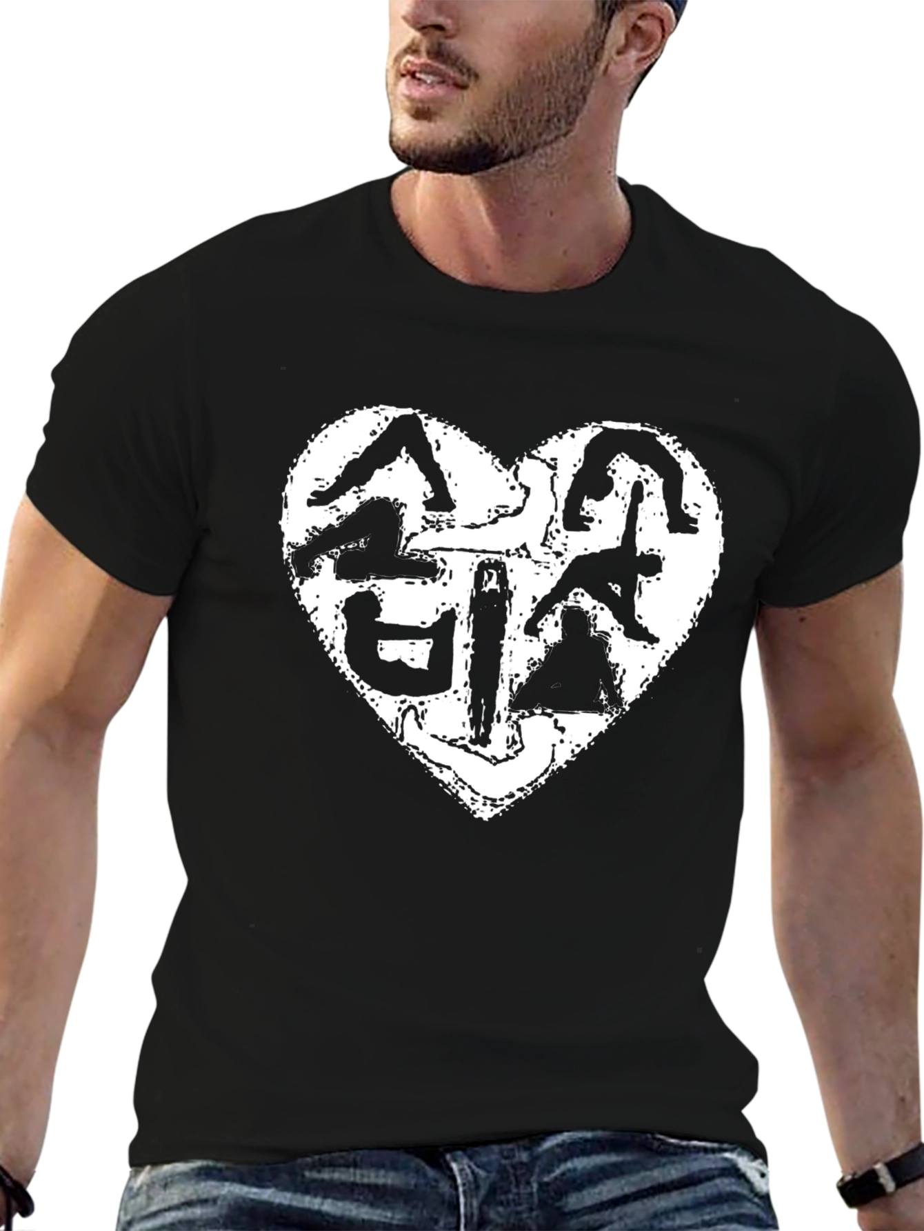 Yoga Love Black T-Shirt