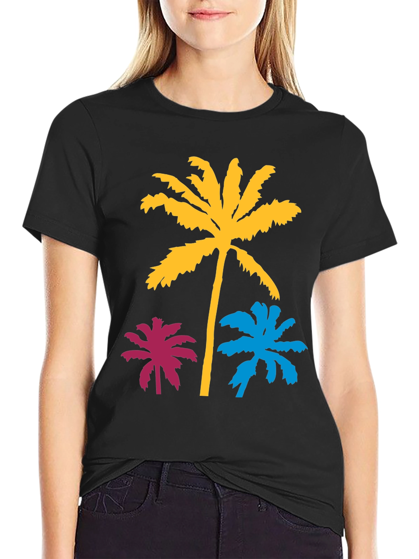 Tropical Palm Tree Graphic Tee - Summer Vibes!