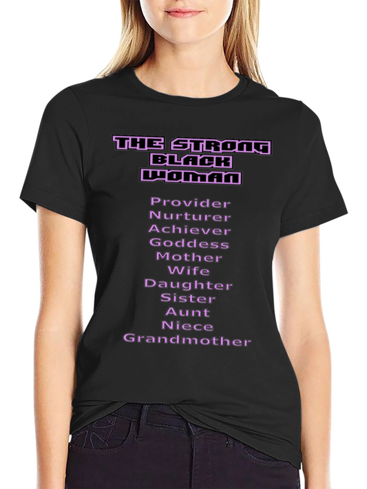 Empowered Black Woman T-Shirt: Strength & Heritage