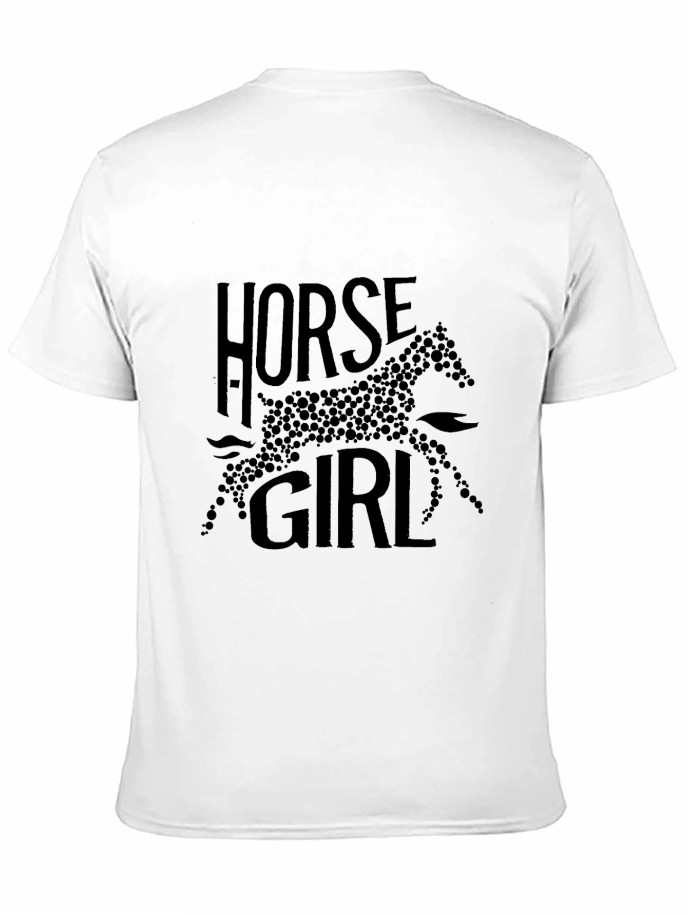 Horse Girl Graphic Tee - Black