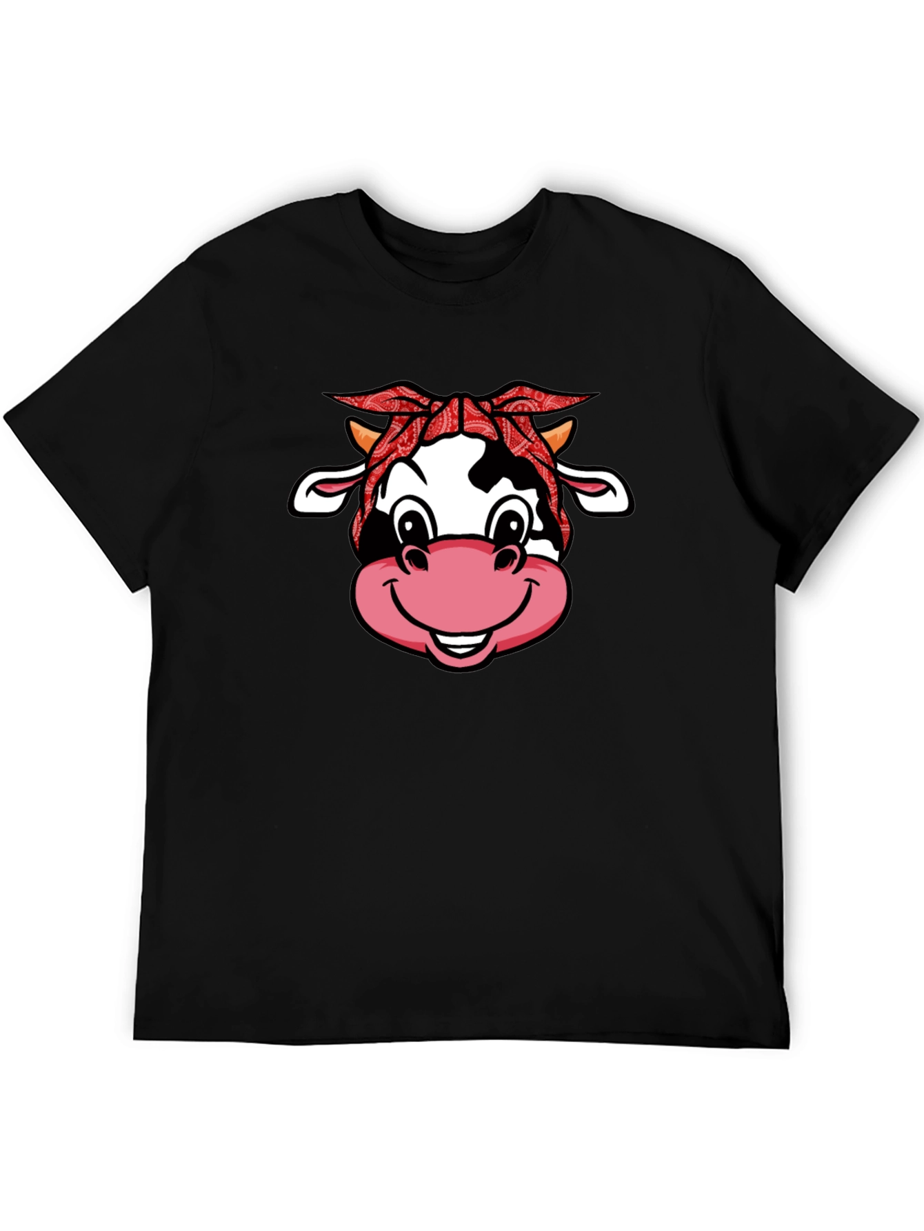 Cow Bandana Graphic T-Shirt