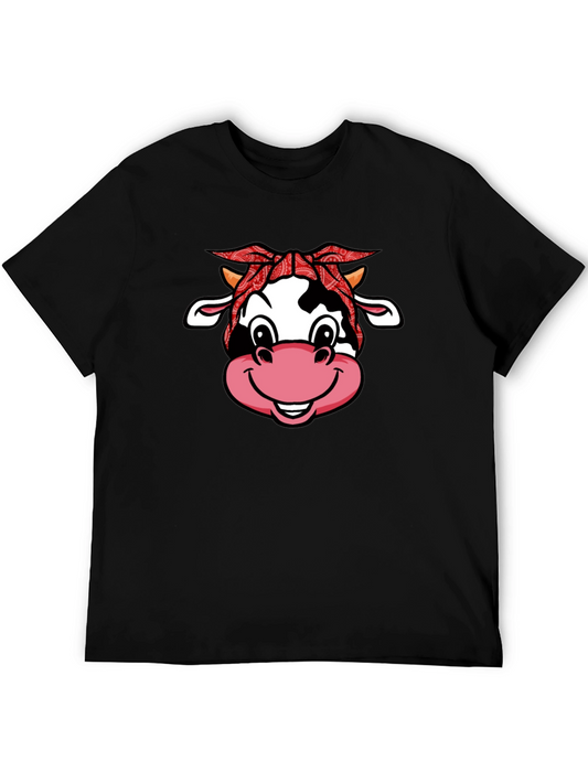 Cow Bandana Graphic T-Shirt