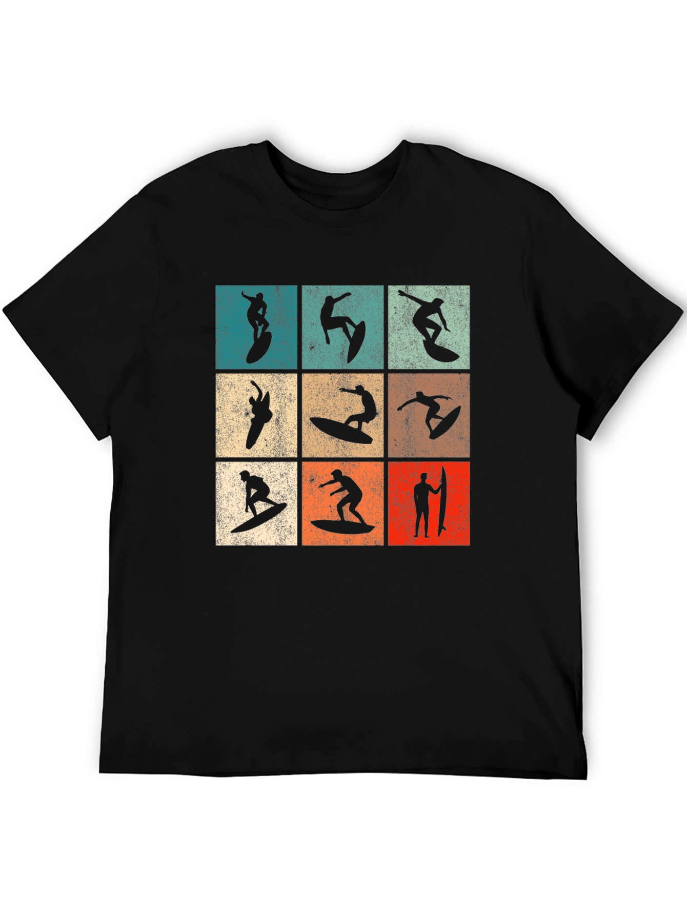 Retro Surfing Silhouette Tee