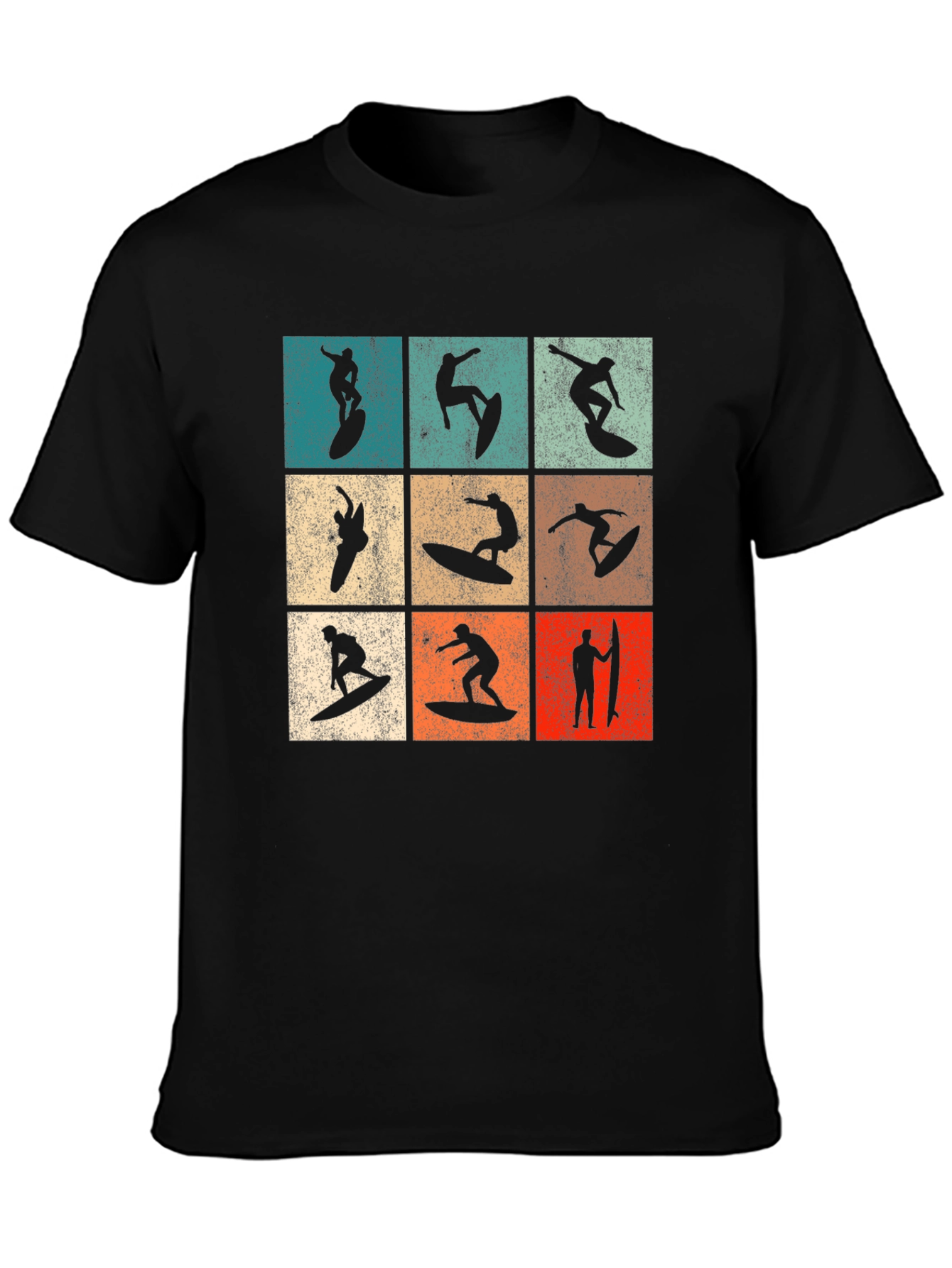 Retro Surfing Silhouette Tee