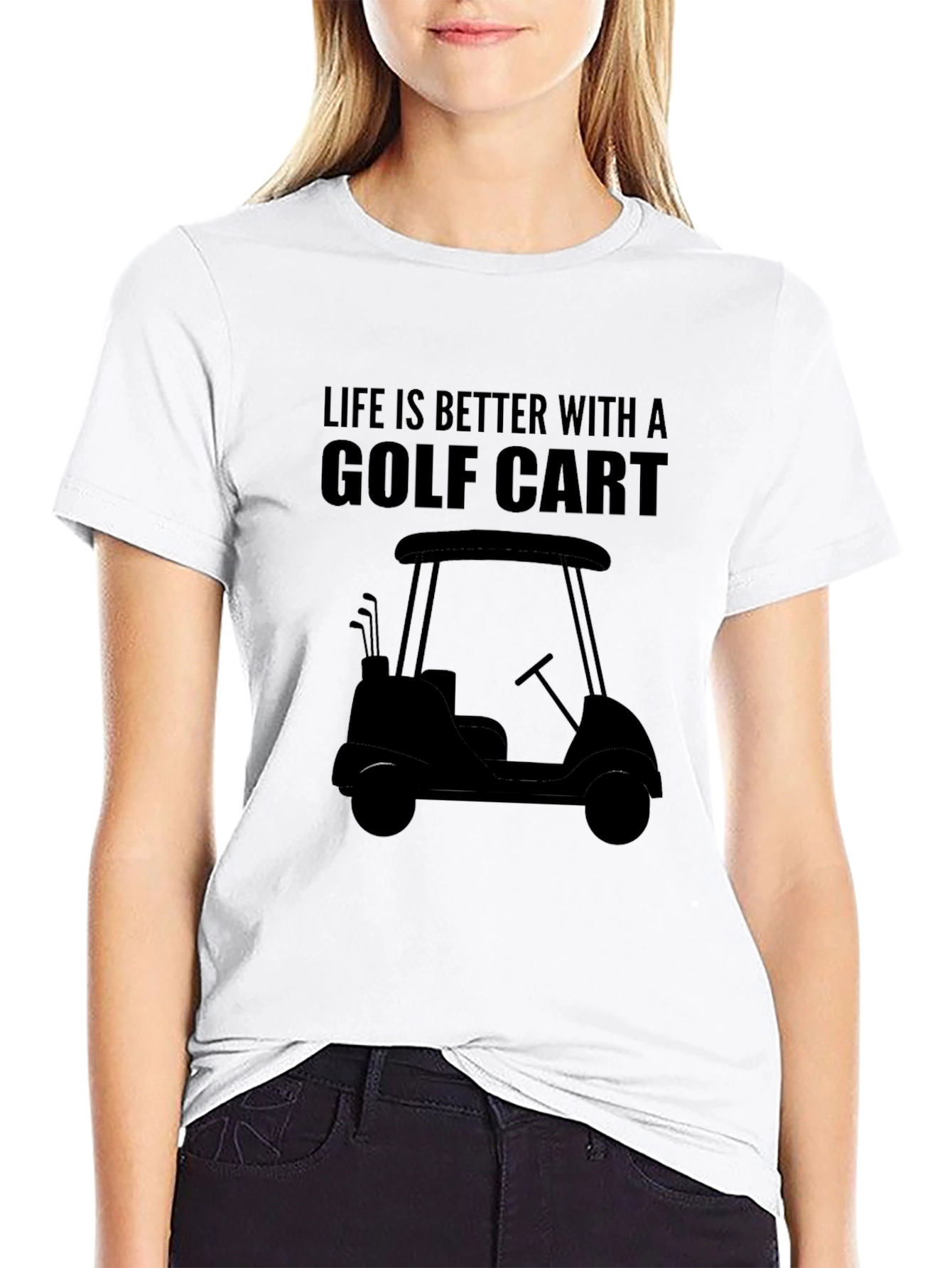 Life is Better with a Golf Cart T-Shirt