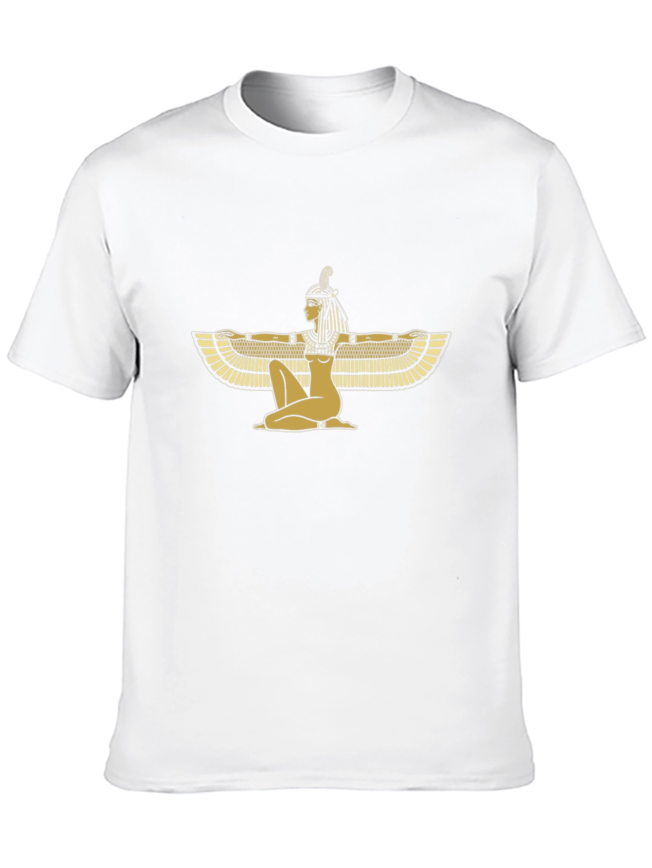 Egyptian Goddess Winged Isis Black T-Shirt