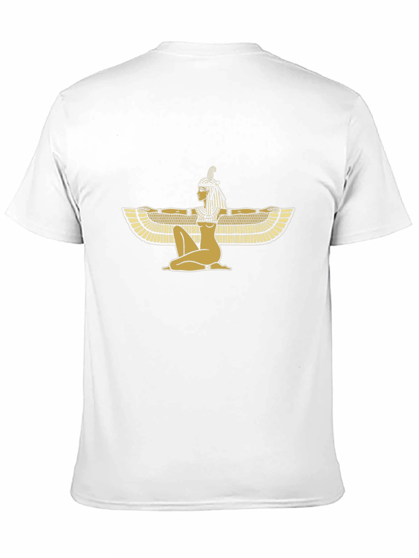 Egyptian Goddess Winged Isis Black T-Shirt