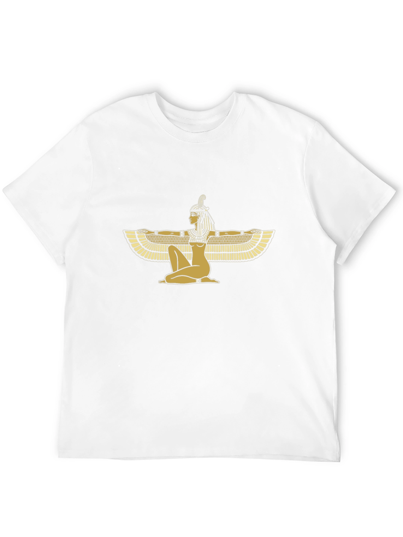 Egyptian Goddess Winged Isis Black T-Shirt