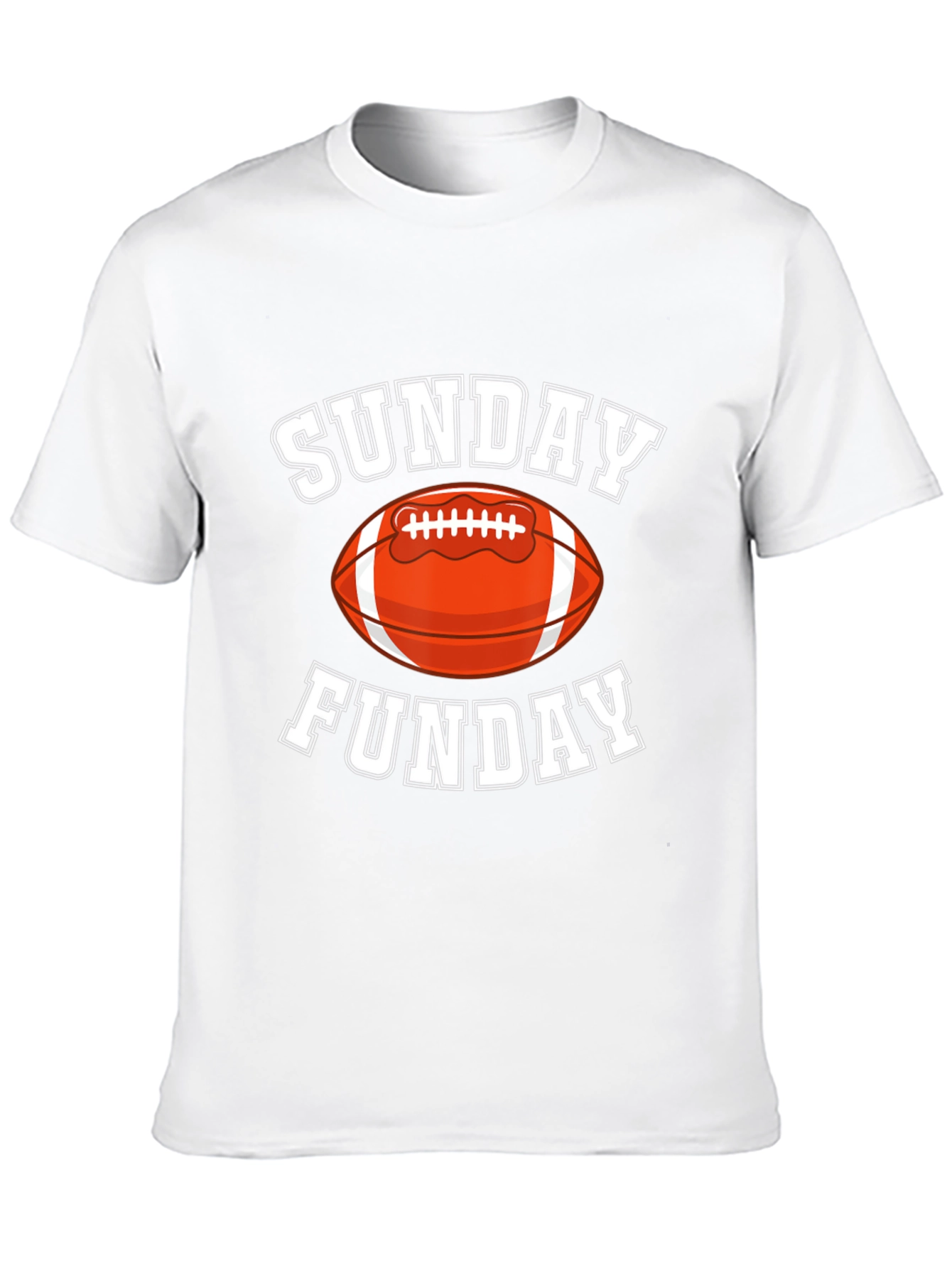 Sunday Funday Football Graphic T-Shirt