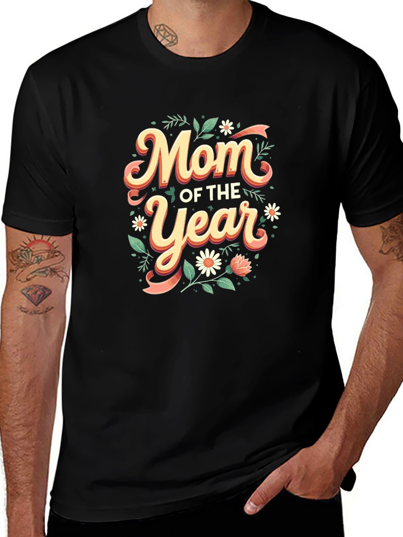 Mom of the Year Graphic T-Shirt