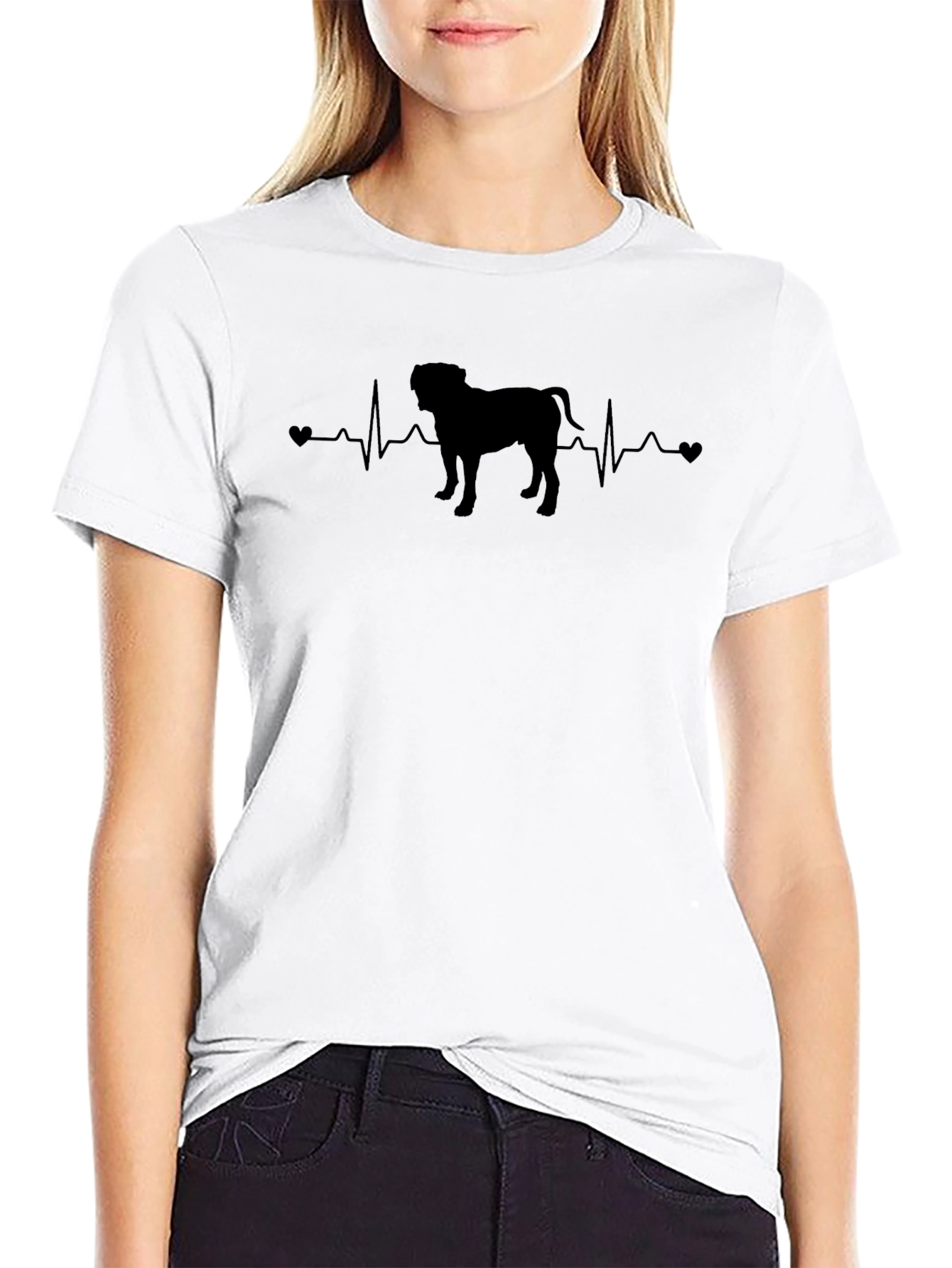 Dog Heartbeat T-Shirt - Pet Lover Apparel