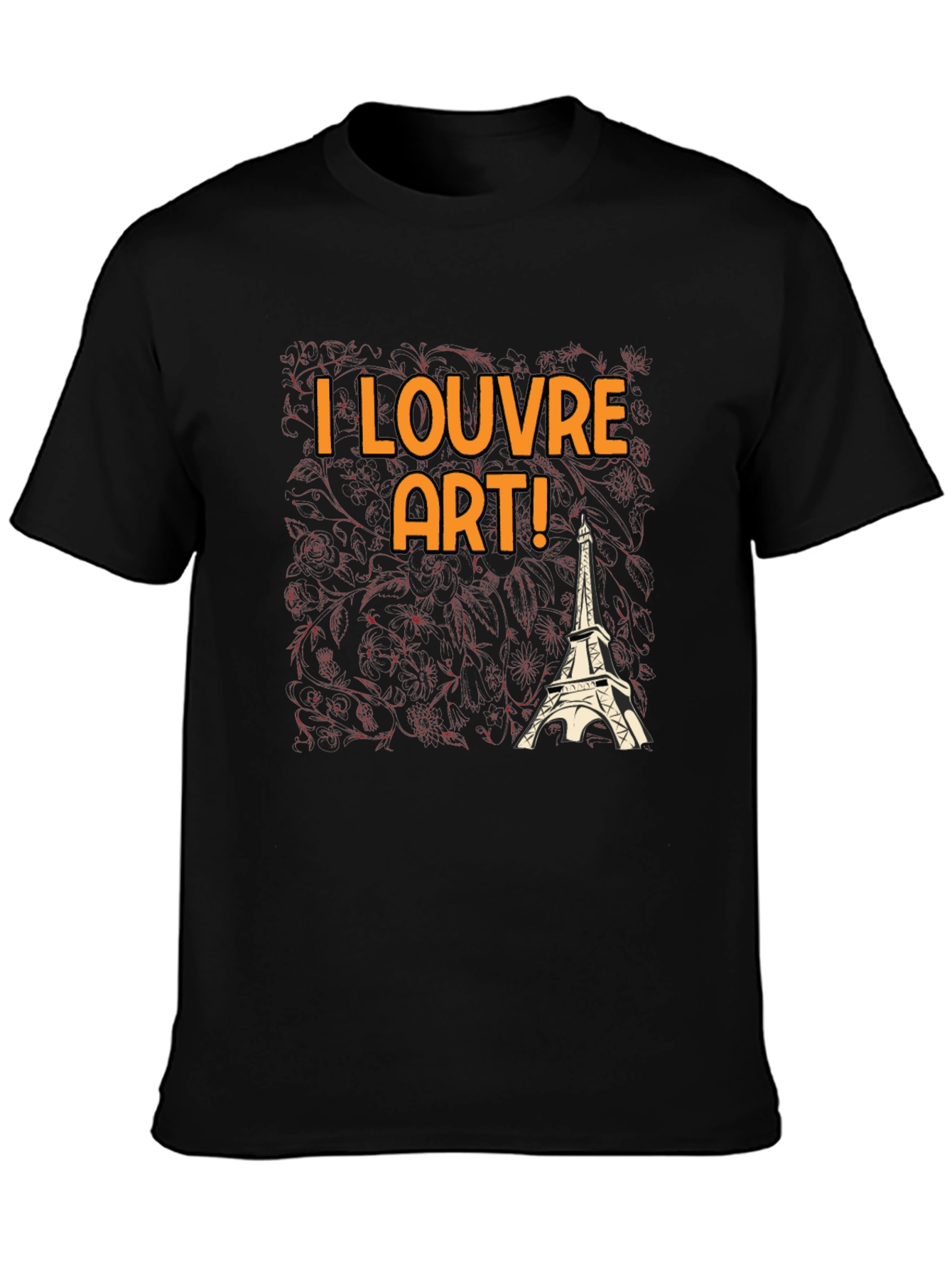I Louvre Art! Black Graphic Tee