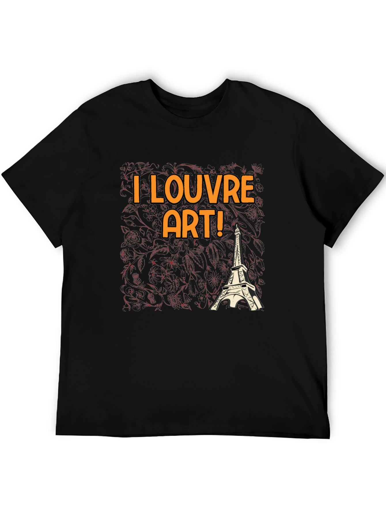I Louvre Art! Black Graphic Tee