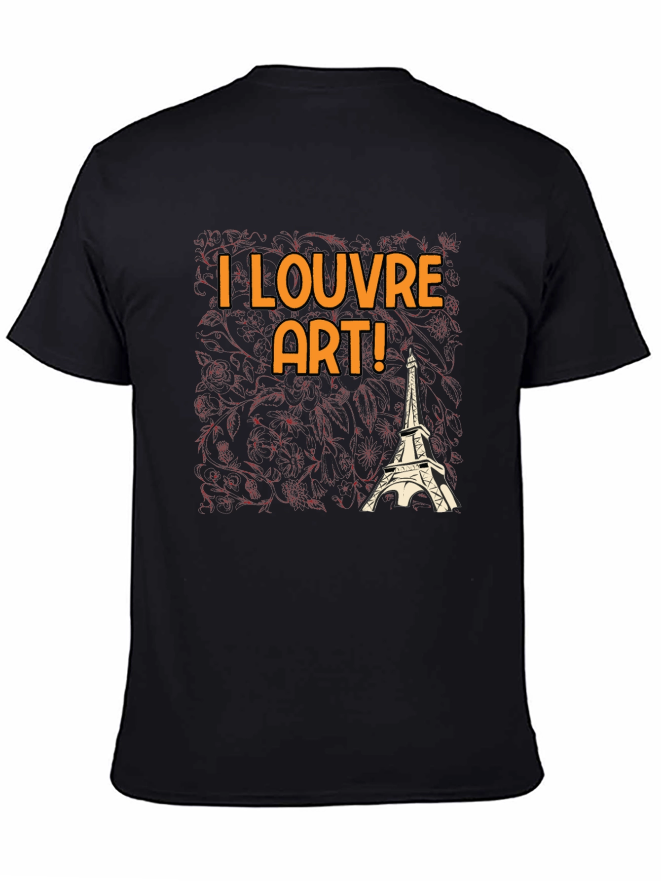 I Louvre Art! Black Graphic Tee