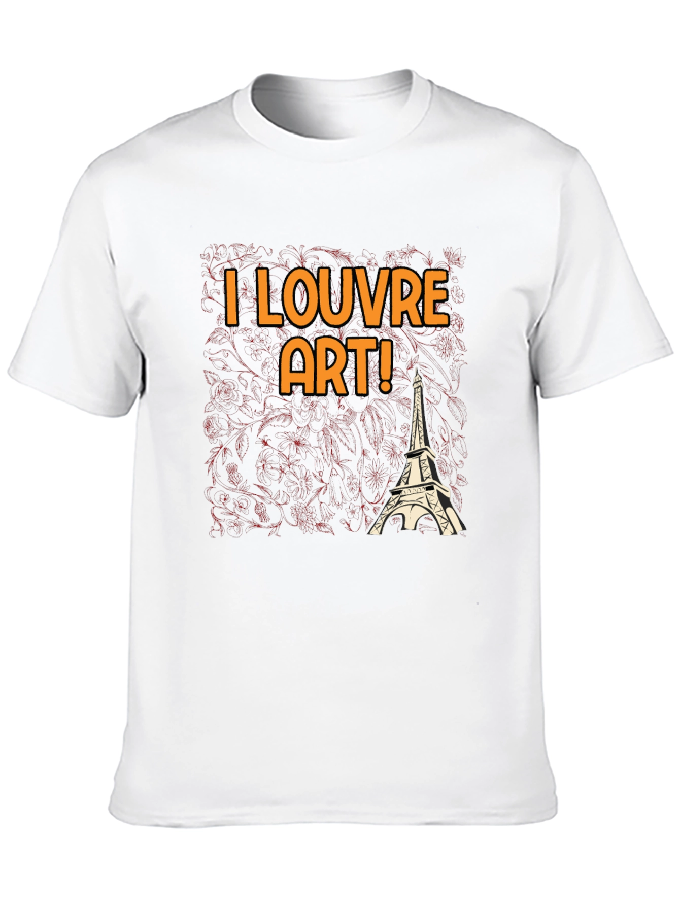 I Louvre Art! Black Graphic Tee