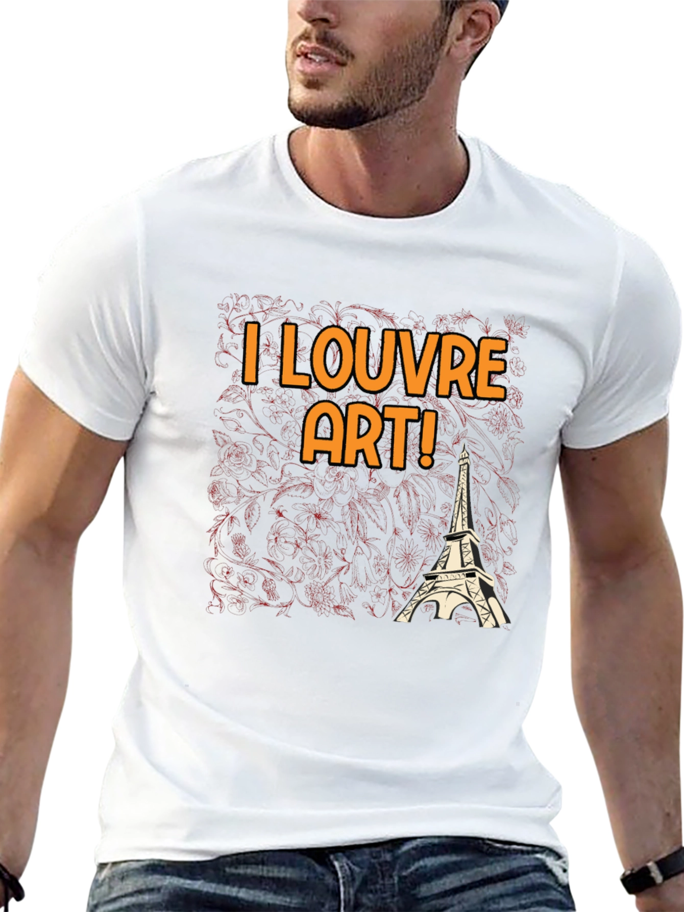 I Louvre Art! Black Graphic Tee