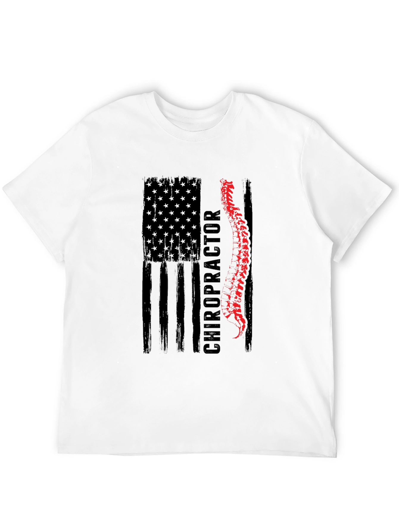 Chiropractor American Flag T-Shirt