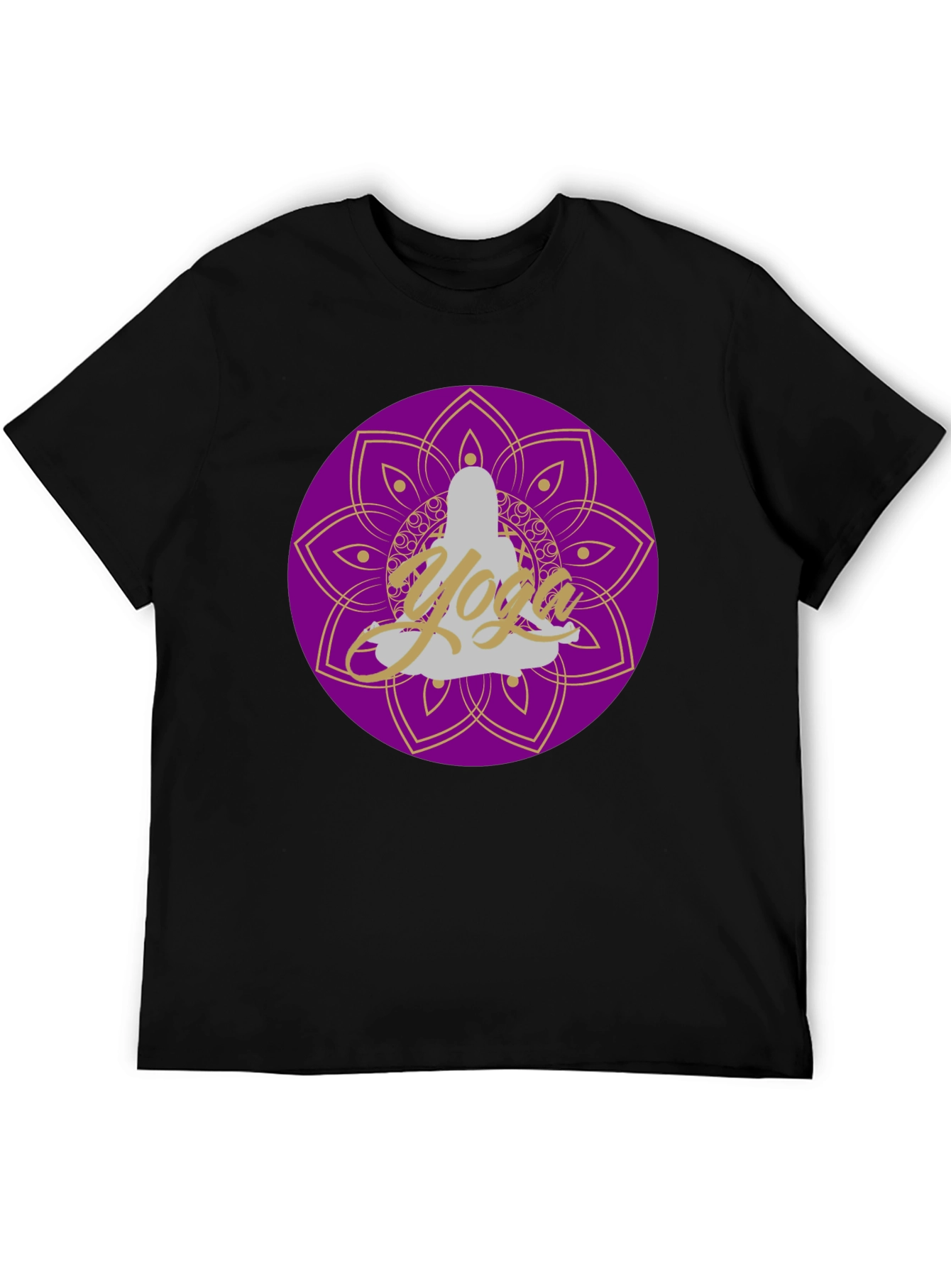 Yoga Mandala Graphic Tee - Relax & Meditate T-Shirt