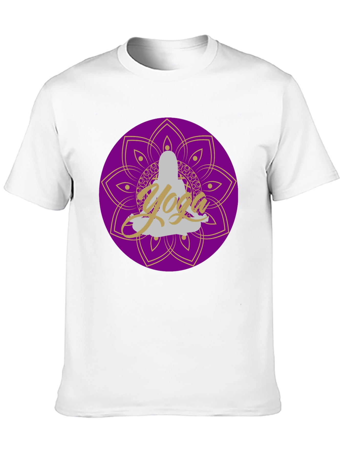 Yoga Mandala Graphic Tee - Relax & Meditate T-Shirt