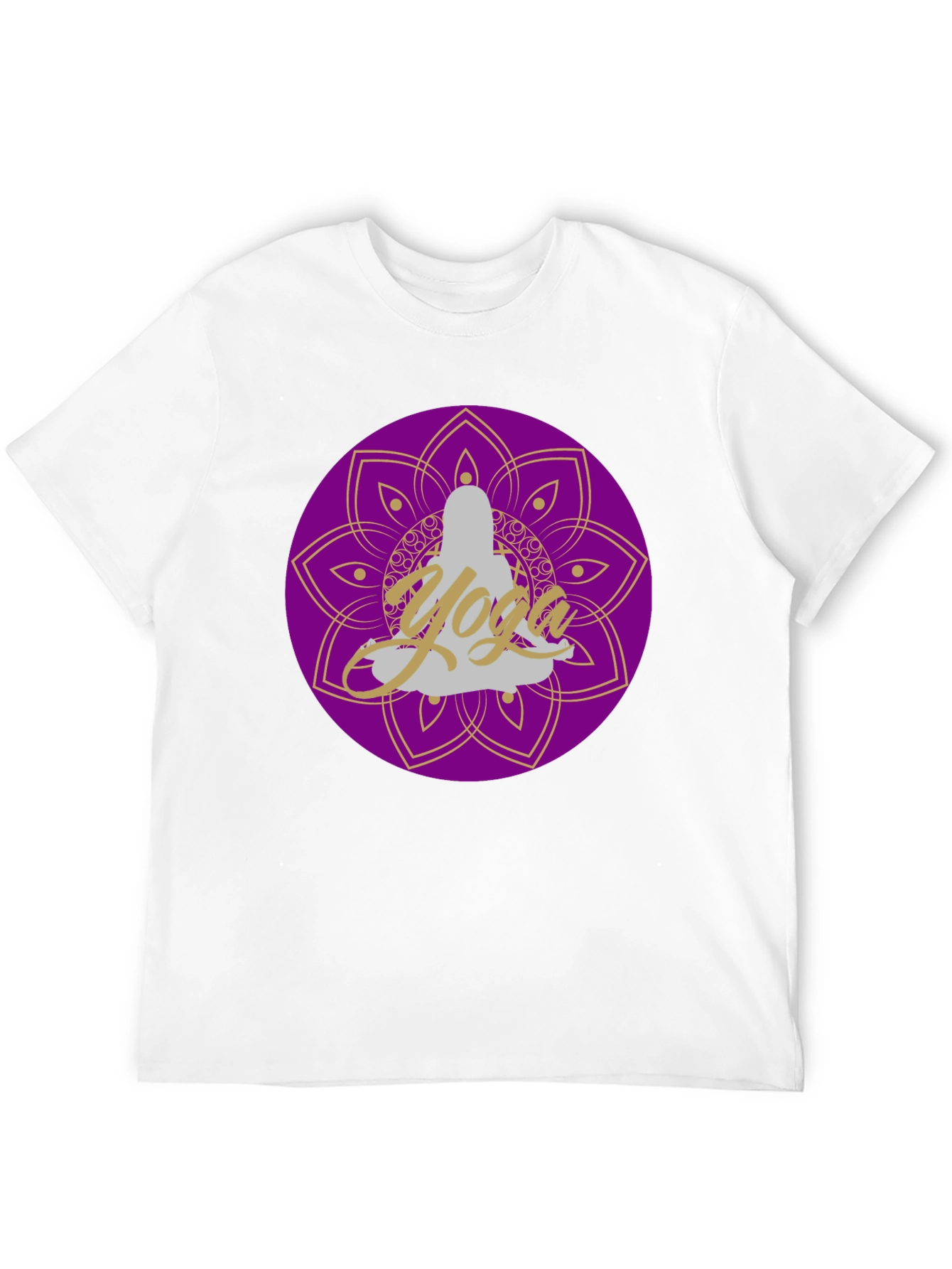 Yoga Mandala Graphic Tee - Relax & Meditate T-Shirt