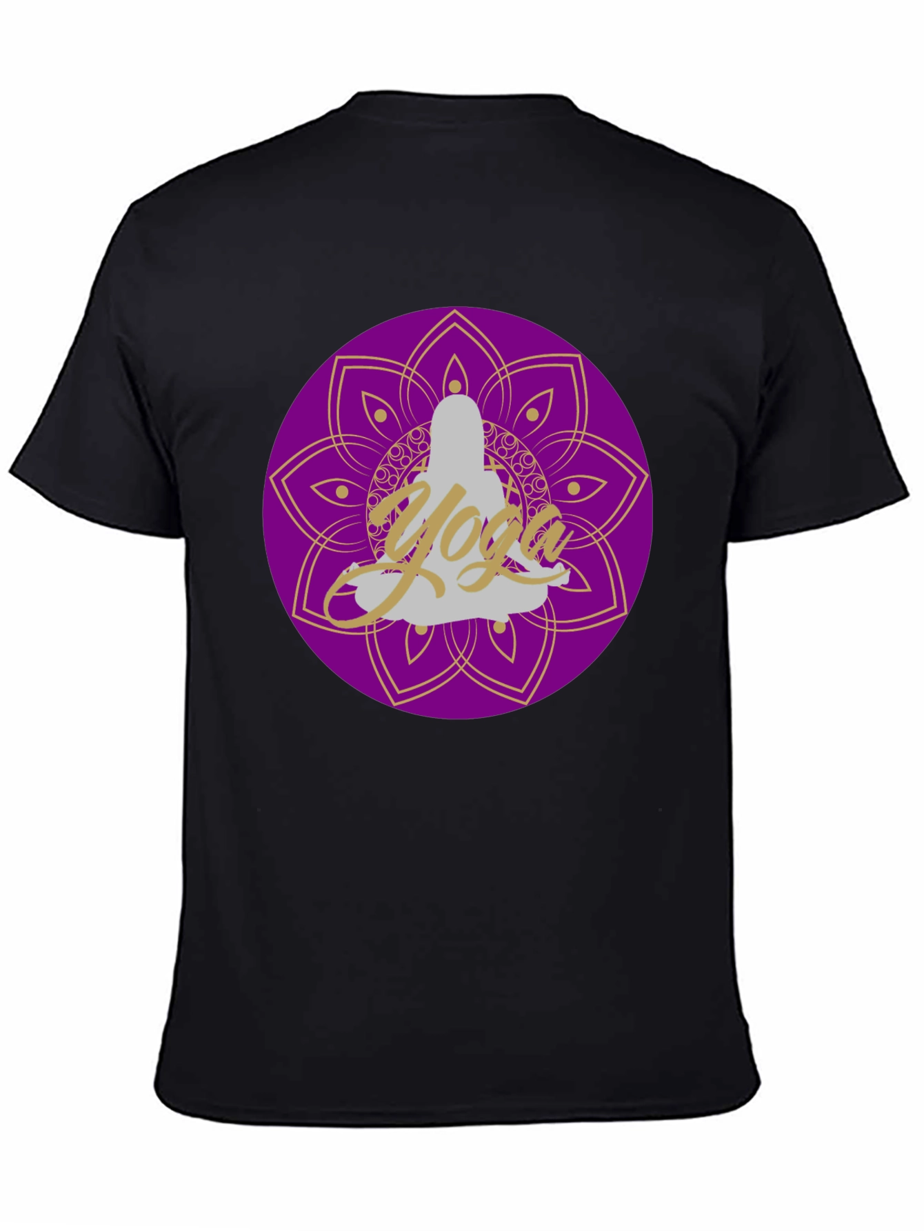 Yoga Mandala Graphic Tee - Relax & Meditate T-Shirt