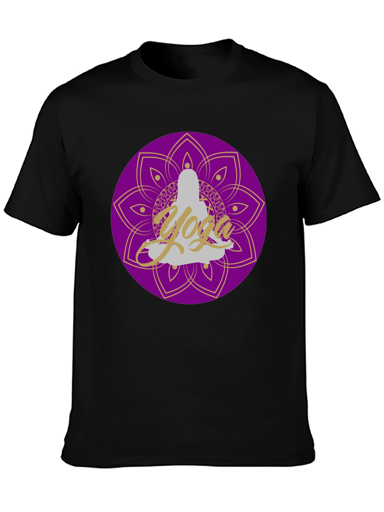 Yoga Mandala Graphic Tee - Relax & Meditate T-Shirt