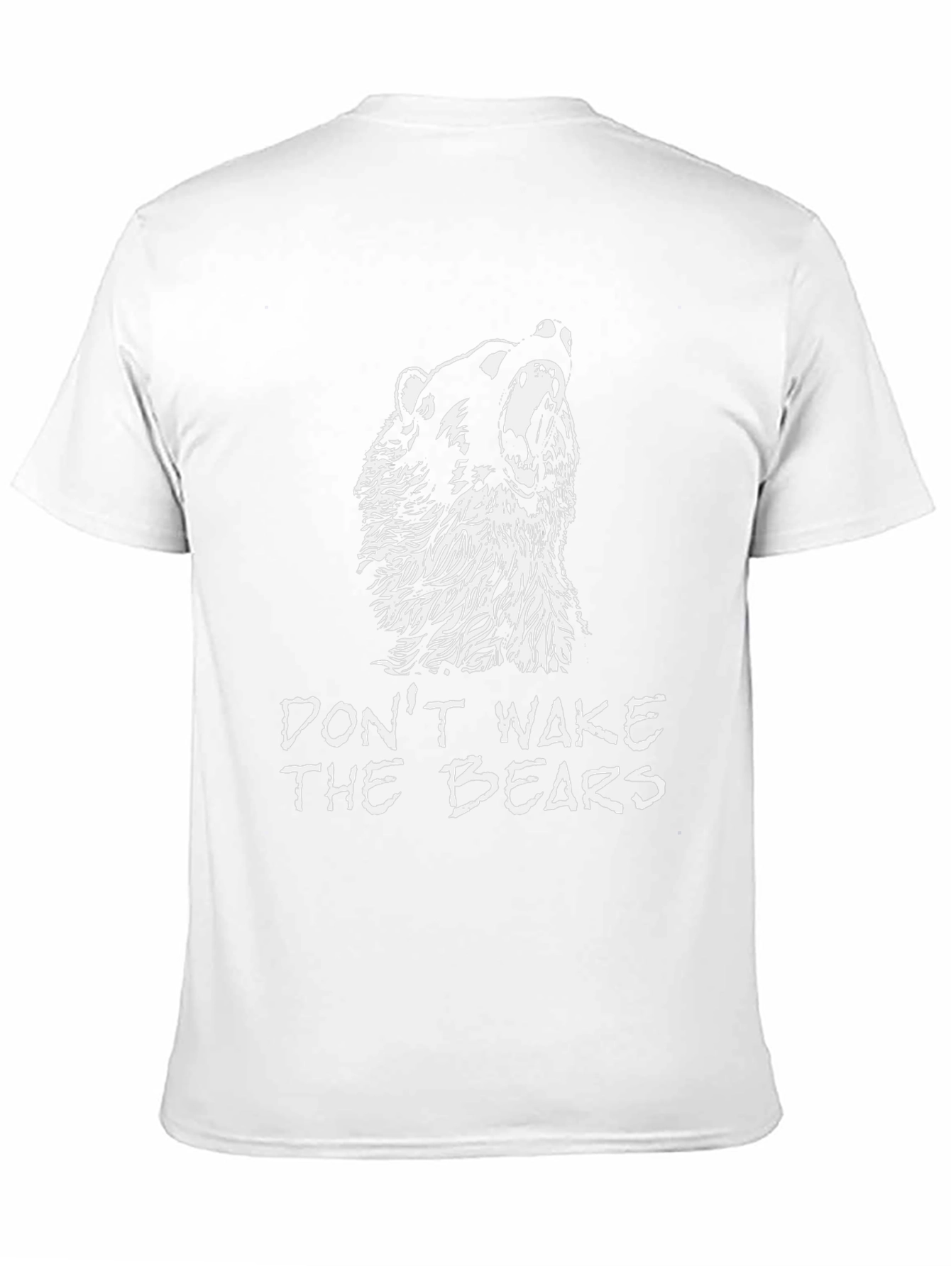 Dont Wake The Bears T-Shirt - Black