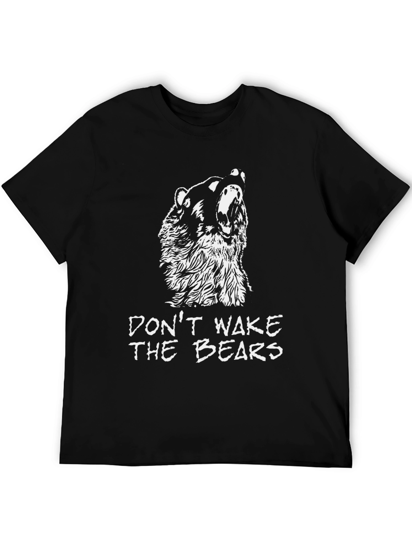 Dont Wake The Bears T-Shirt - Black